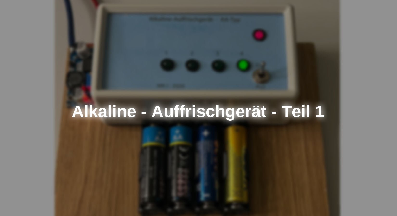 Alkaline - Auffrischgerät - Teil 1 - AZ-Delivery