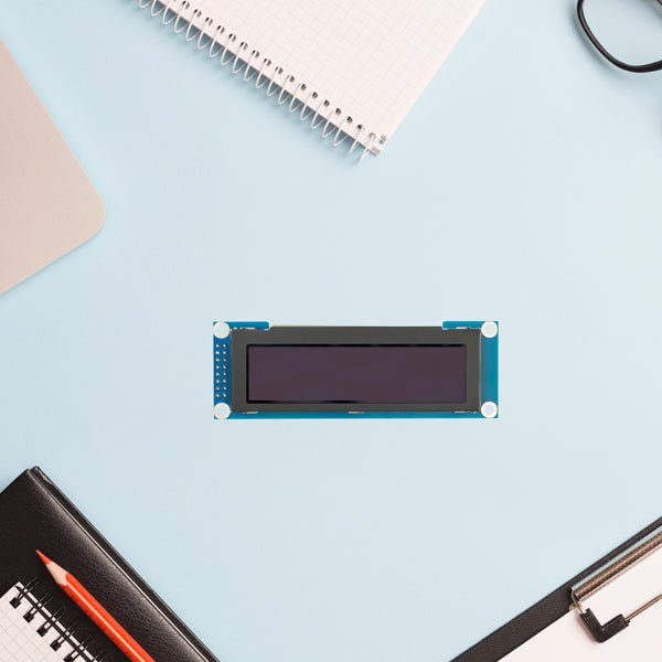 3,12" OLED Display 256x64 mit SSD1322 Controller, SPI - Unterstützung kompatibel mit ESP32S3, Arduino Giga & SSH1106 - Blau - AZ - Delivery