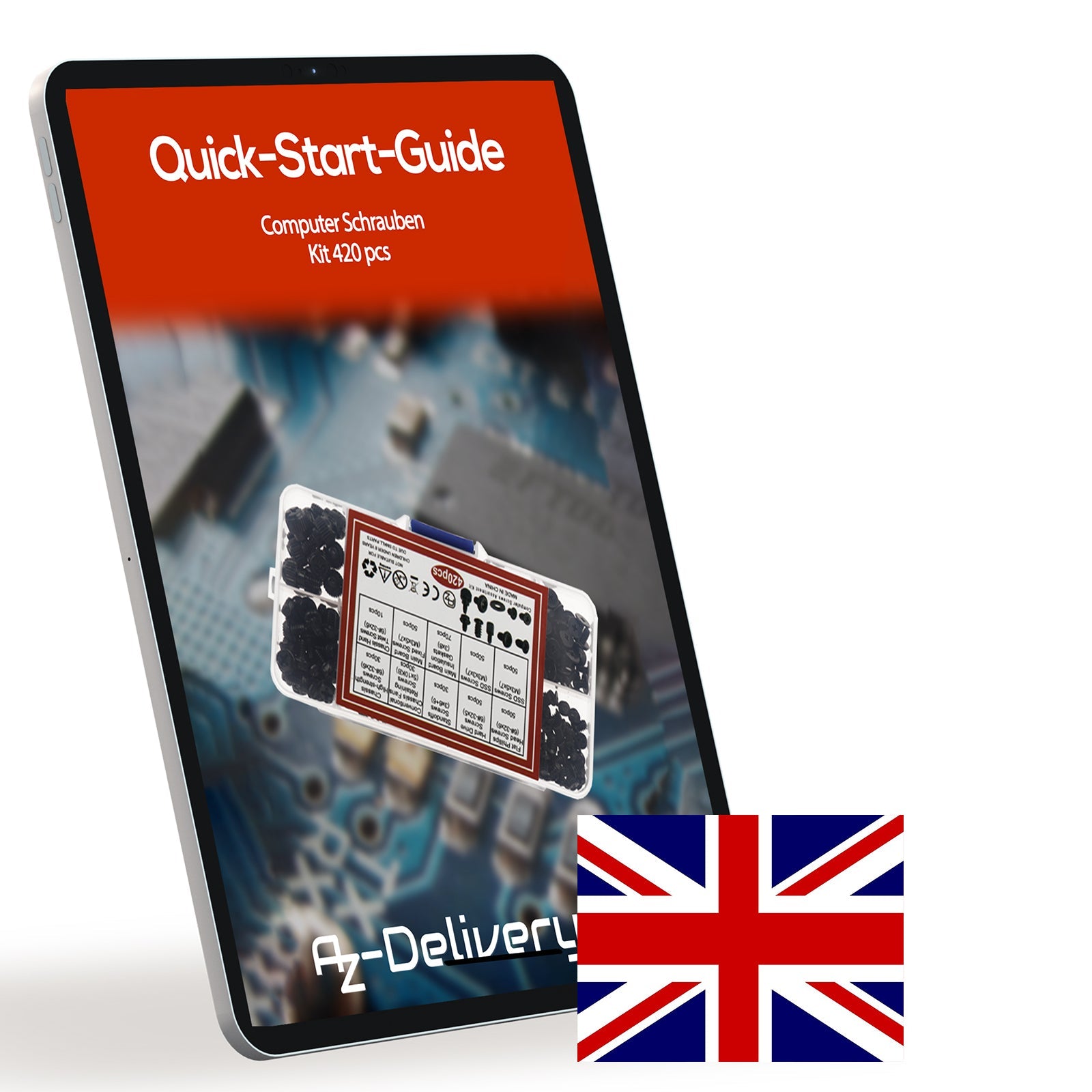 420 Stk PC Schrauben Set – Umfassendes Computer Schrauben Set - AZ - Delivery