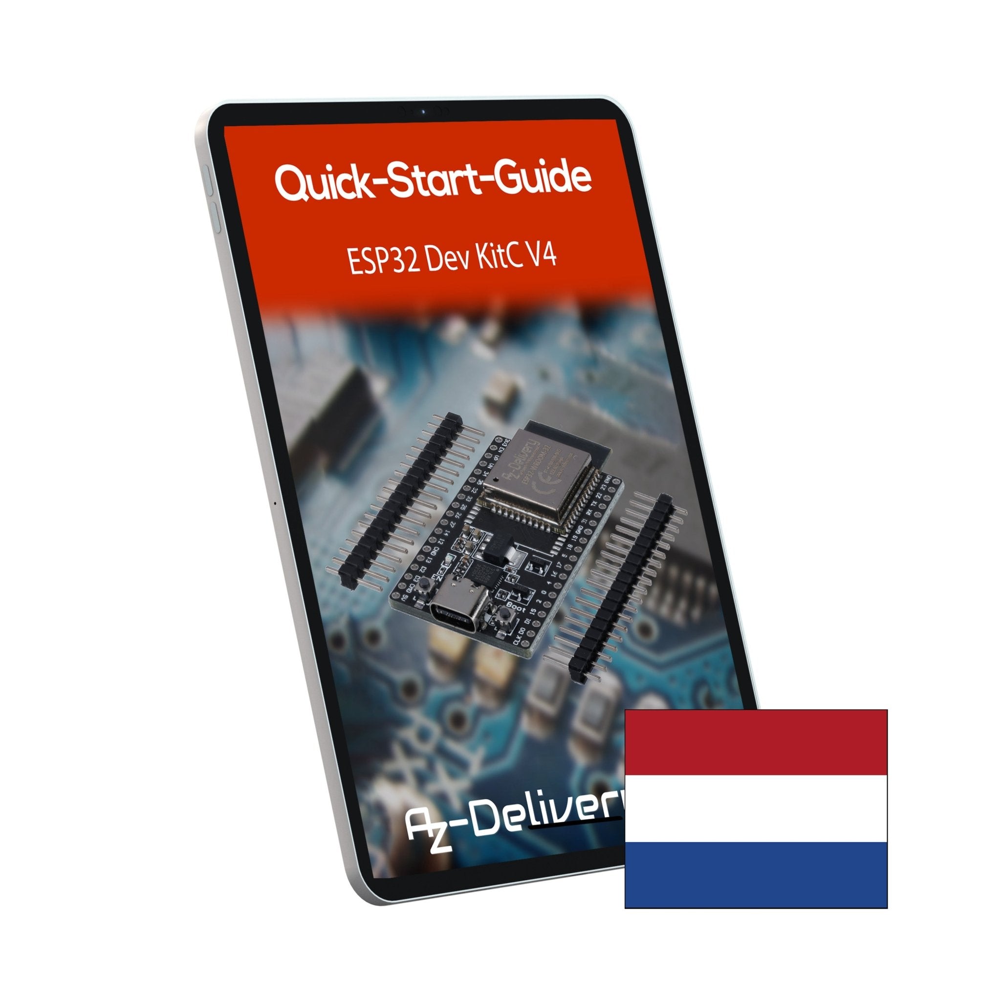 ESP32 Board Dev Kit C V4 NodeMCU WLAN WiFi Development Board unverlötet - AZ - Delivery