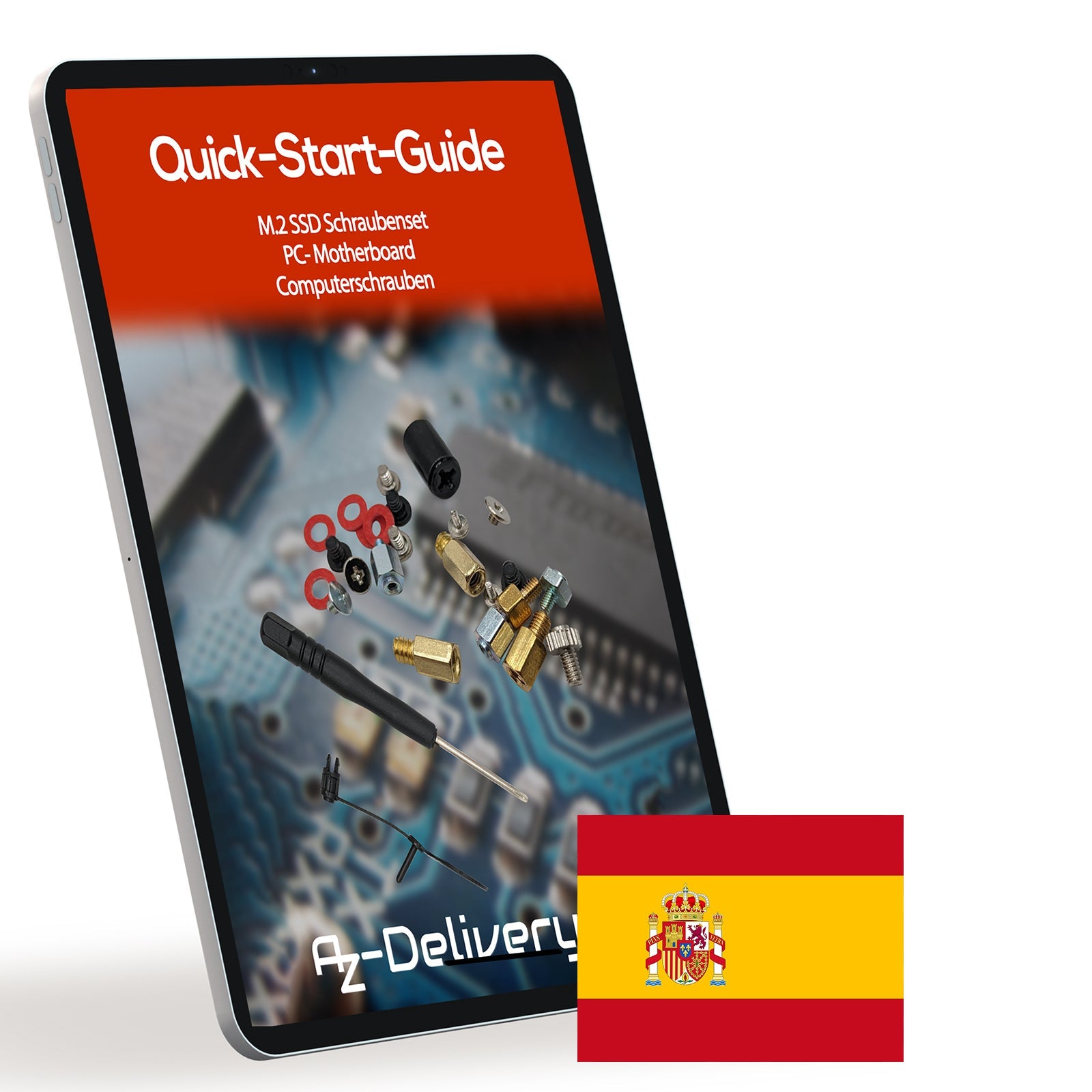 M.2 SSD Montage Schraubenset NVMe M.2 Schrauben für PC Motherboards - AZ - Delivery