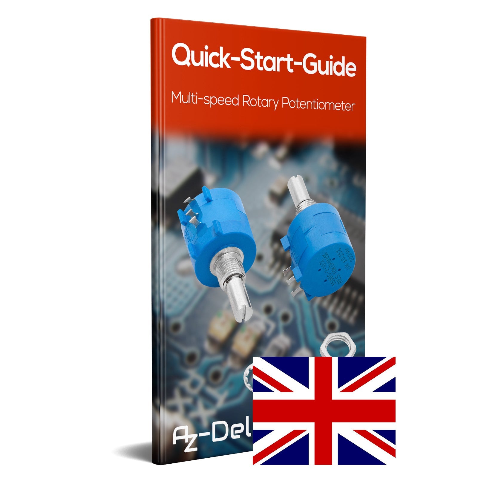 Mehrgang rotary Potentiometer mit Schutzwiderstand 3590S 10K Ohm mit einstellbarem Widerstand - AZ - Delivery