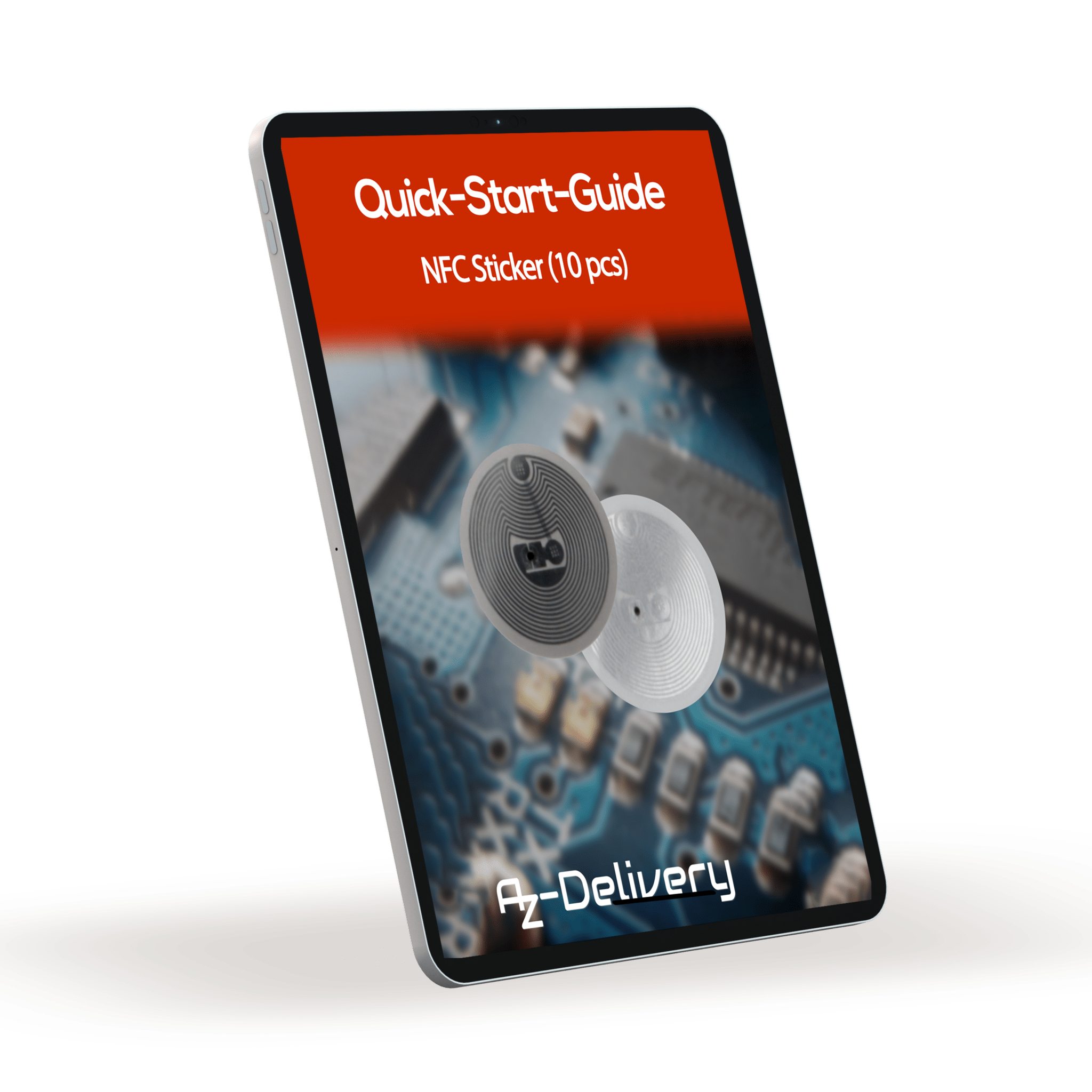 NFC Tag Sticker NTAG215 540 Byte Speicher, Wiederverwendbar & Voll Programmierbar - AZ - Delivery