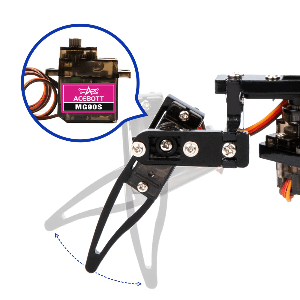 Quadruped Bionic Spider Robot Kit mit ESP8266 - Controller - Board | Unterstützt Arduino und ACECode Programmierung - AZ - Delivery