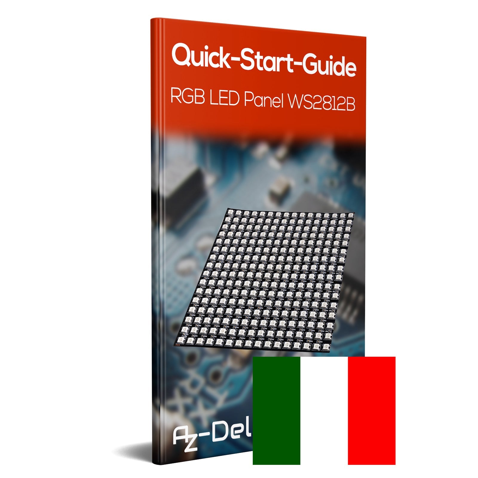 RGB LED Panel WS2812B 16x16 256 LEDs Flexibel Led Matrix IC Einzeladressierbare Vollfarbfunktionen mit DC5V Kompatibel mit Raspberry Pi - AZ - Delivery