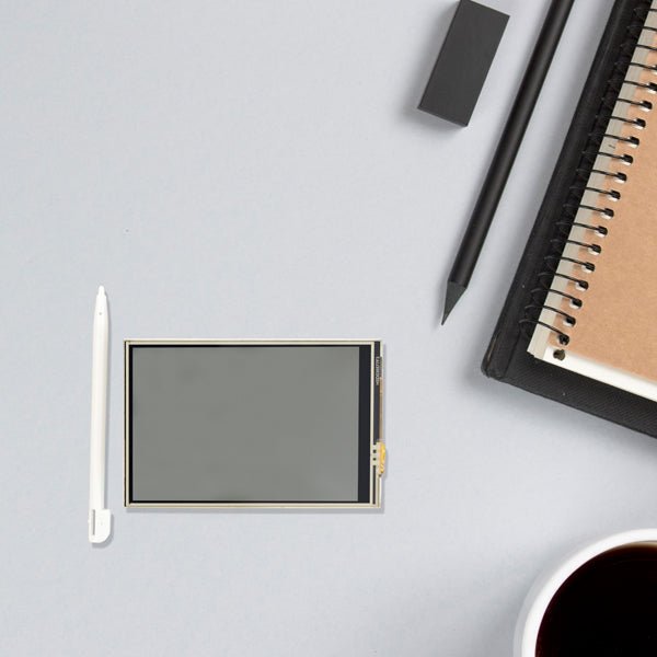 RPi Touch Display HAT 3.5" – Display mit 480x320 Auflösung Touchmonitor, Resistive Touchscreen, Kompatibel mit Raspberry Pi 3B+, 3B, 4 und RPi 5 - AZ - Delivery
