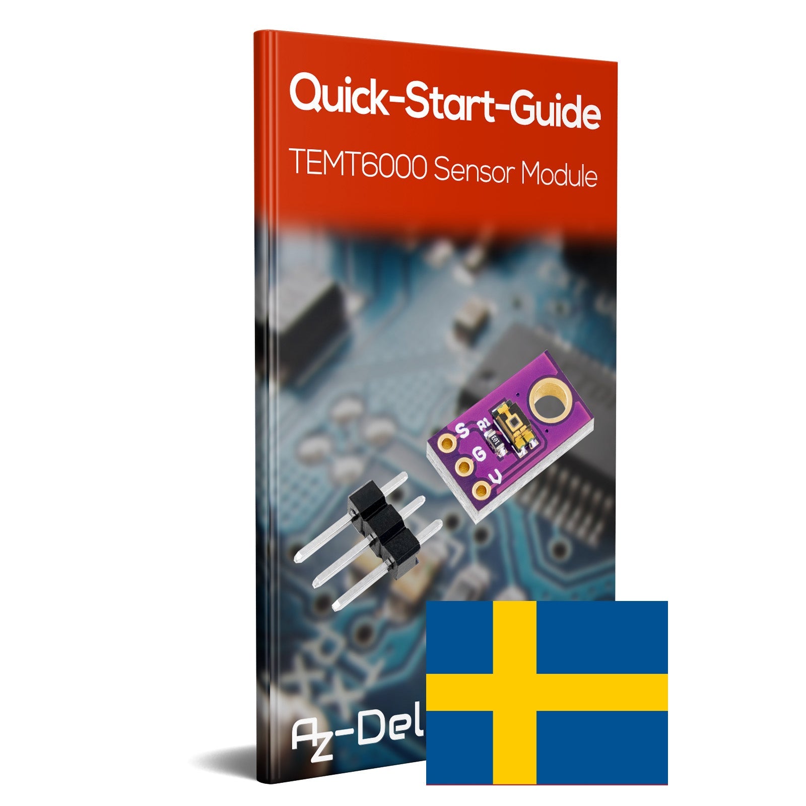 TEMT6000 Analoges Umgebungslicht - Sensormodul, Lichtsensor für Umgebungslicht mit gutem linearen Ausgang - AZ - Delivery