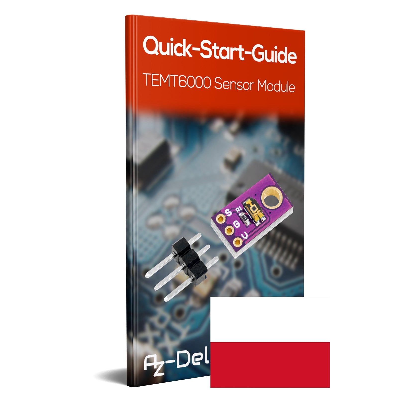 TEMT6000 Analoges Umgebungslicht - Sensormodul, Lichtsensor für Umgebungslicht mit gutem linearen Ausgang - AZ - Delivery