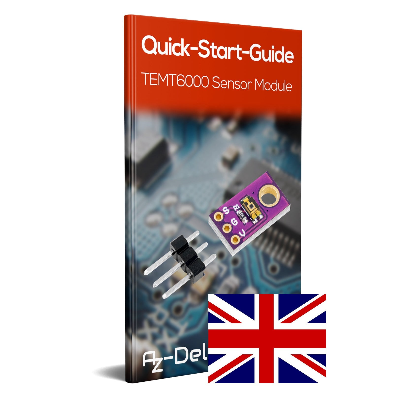 TEMT6000 Analoges Umgebungslicht - Sensormodul, Lichtsensor für Umgebungslicht mit gutem linearen Ausgang - AZ - Delivery