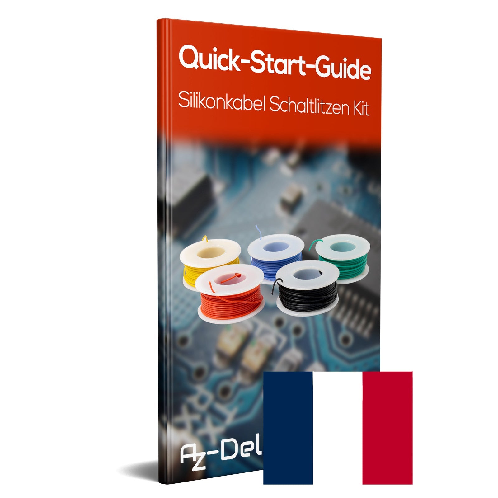 Ultraflexibles verzinntes Silikonkabel Schaltlitzen Kit temperaturbeständig aus Kupferdraht als Jumper oder zum Verseilen oder Verbinden - AZ - Delivery