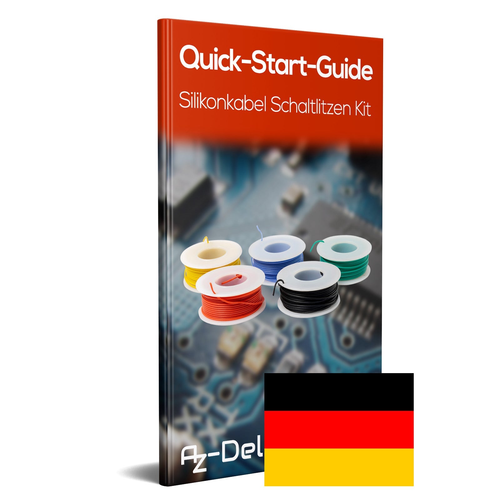 Ultraflexibles verzinntes Silikonkabel Schaltlitzen Kit temperaturbeständig aus Kupferdraht als Jumper oder zum Verseilen oder Verbinden - AZ - Delivery