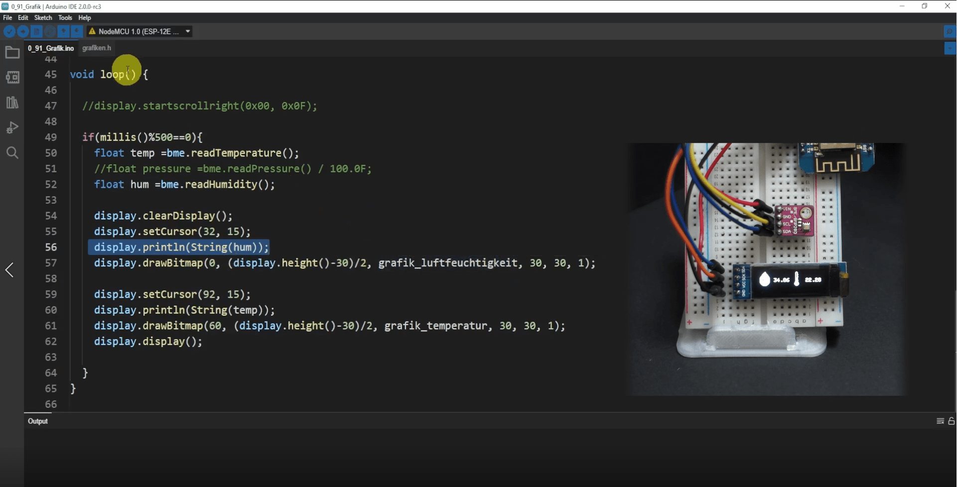 OLED de 0,91" y GY-BME280 en ESP8266 D1 Mini