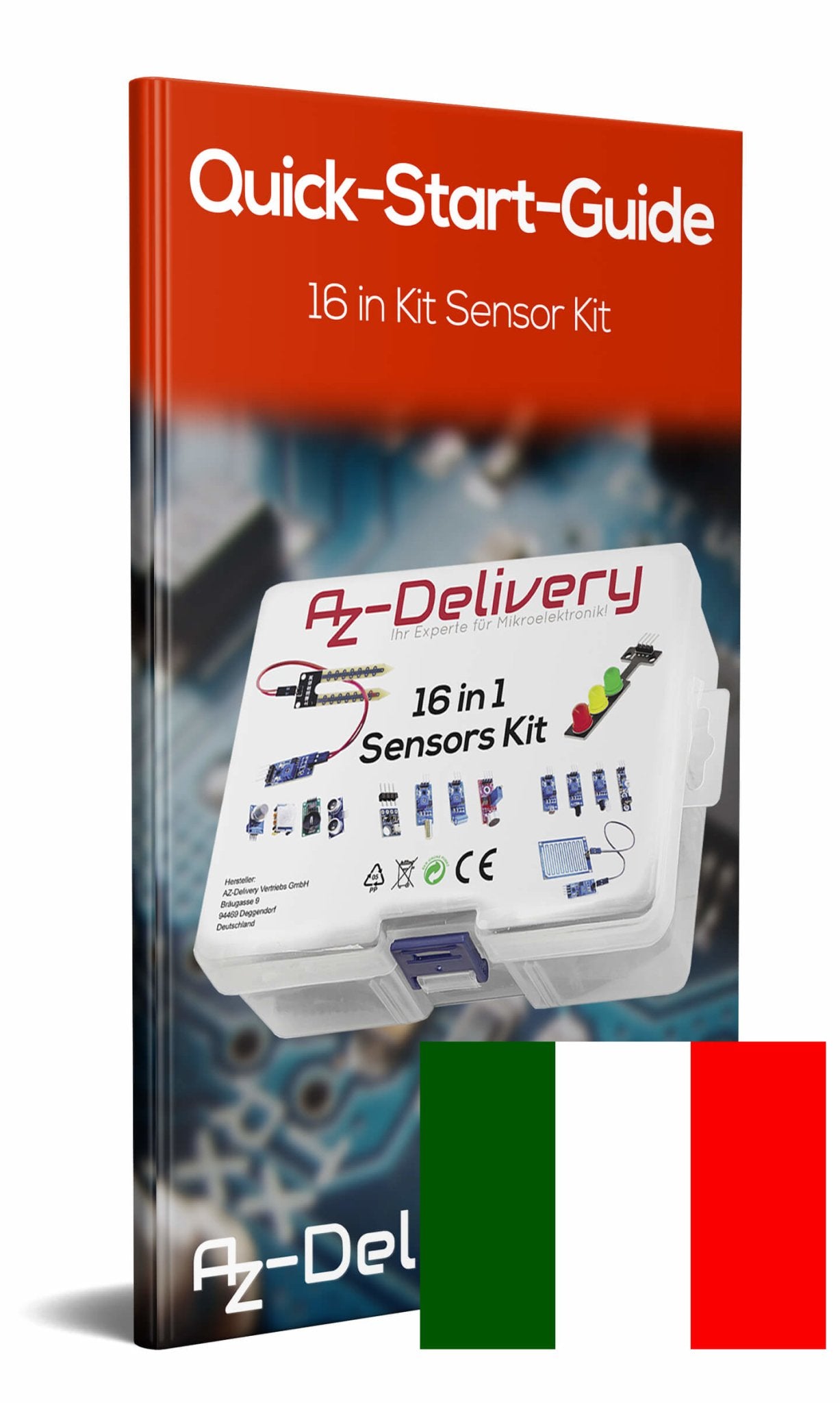 16 in 1 Kit Zubehörset mit Sensoren und Modulen für Raspberry Pi