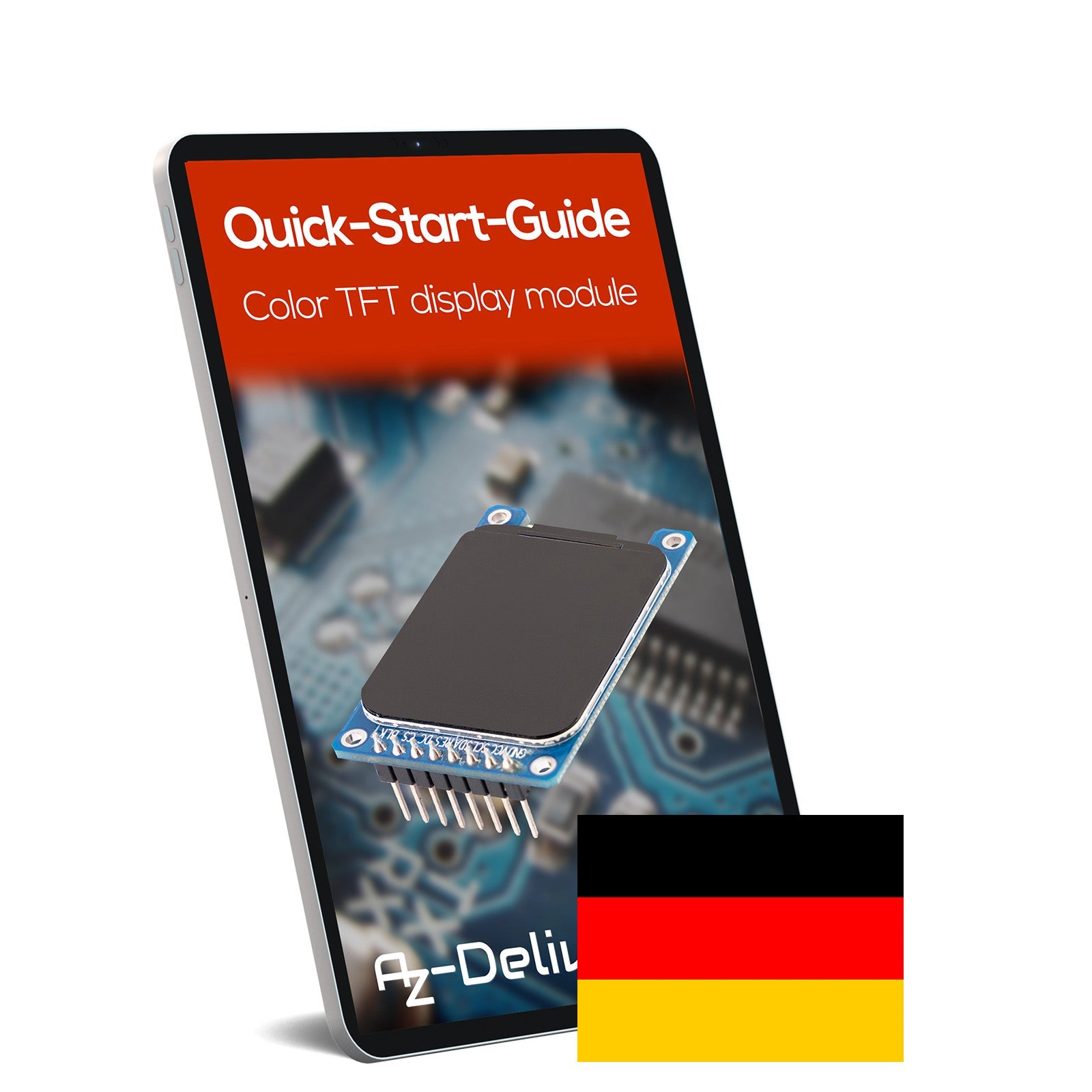 1,69-Zoll-TFT-Display mit 240 x 280 Auflösung, ST7789V2-Treiber - abgerundete Ecken und SPI-Schnittstelle - AZ-Delivery