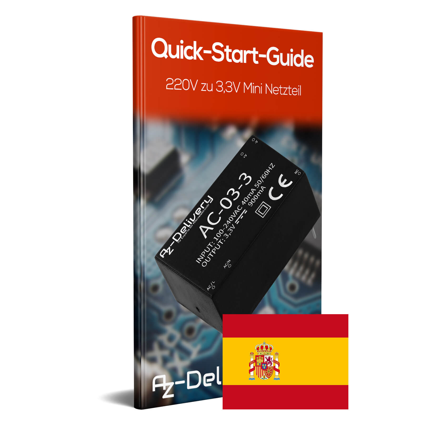 Mini fuente de alimentación de 220V a 3.3V