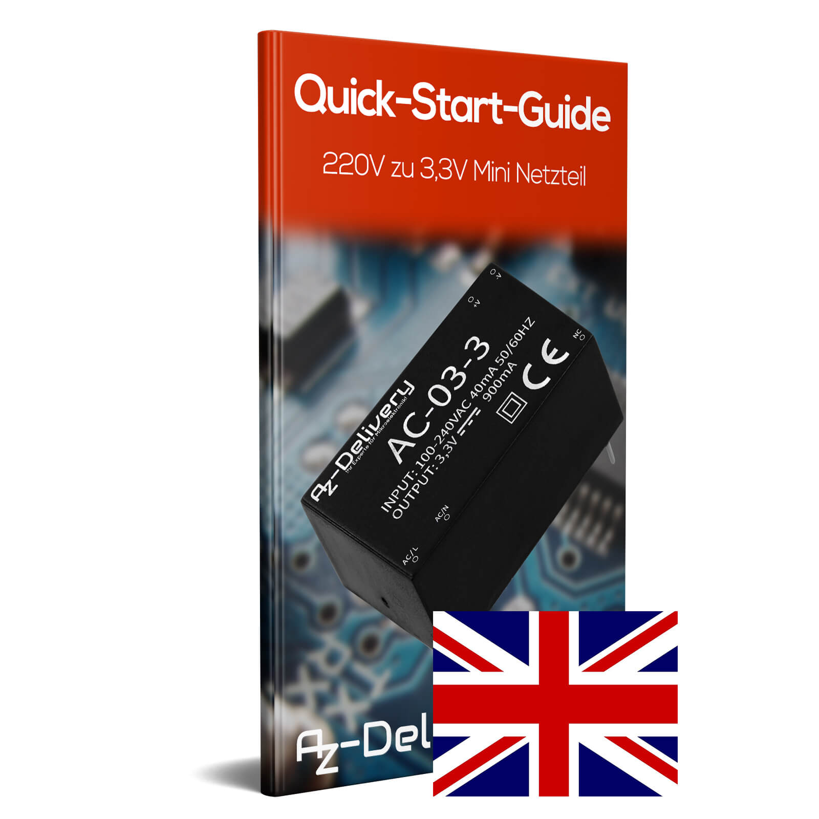 Mini fuente de alimentación de 220V a 3.3V