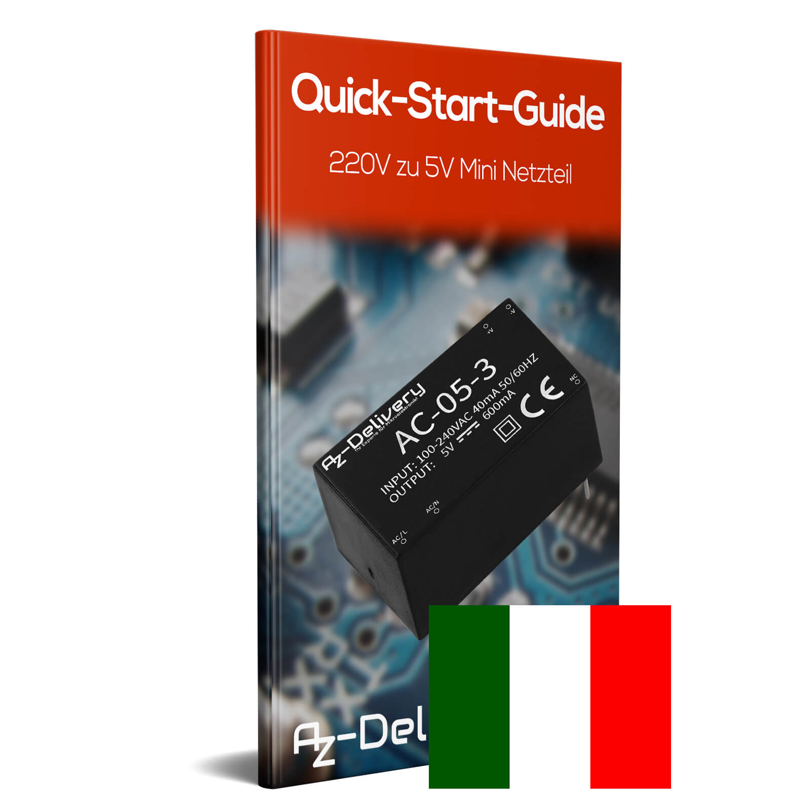 220Voltmeter al 5Voltmeter la parte de red de mini