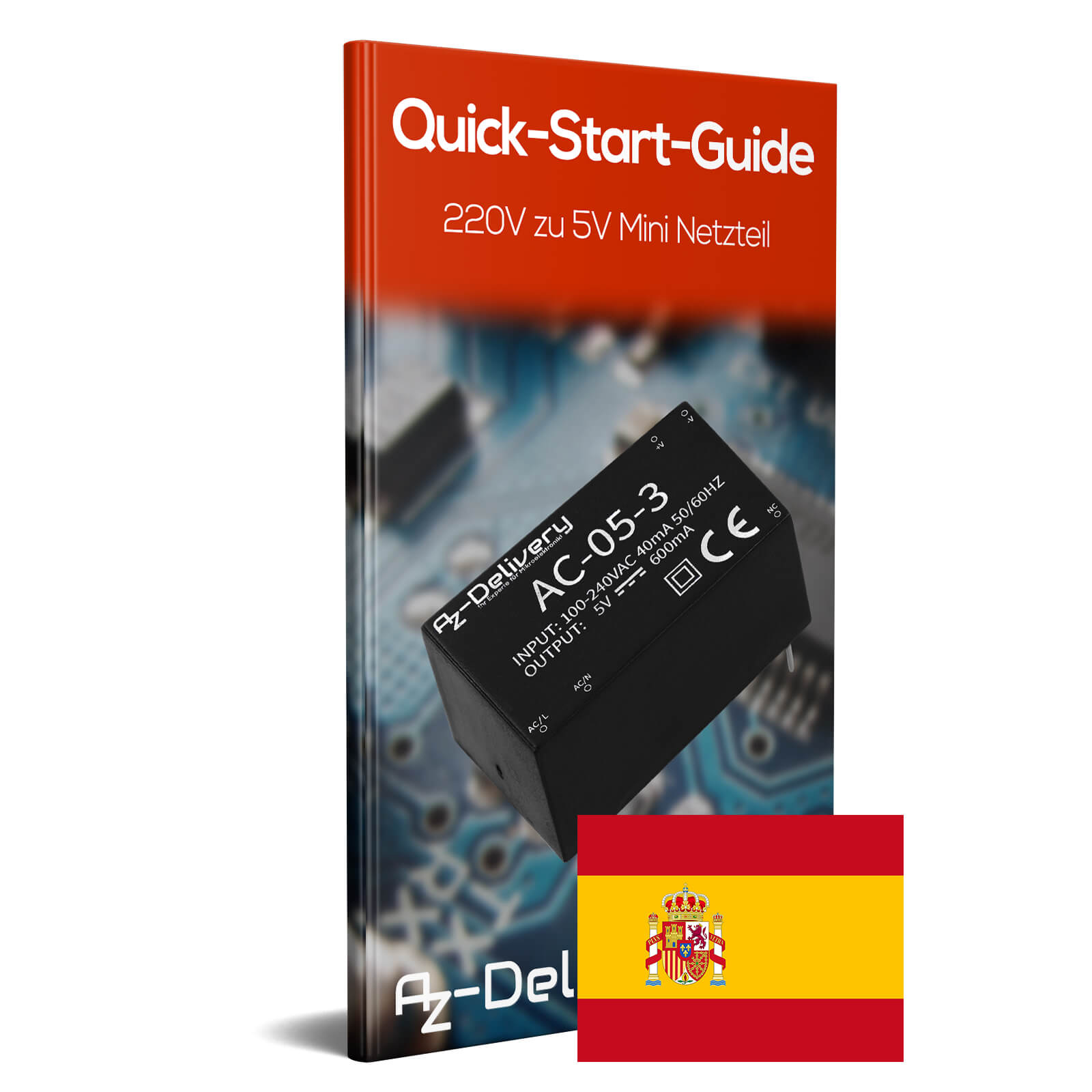 220Voltmeter al 5Voltmeter la parte de red de mini