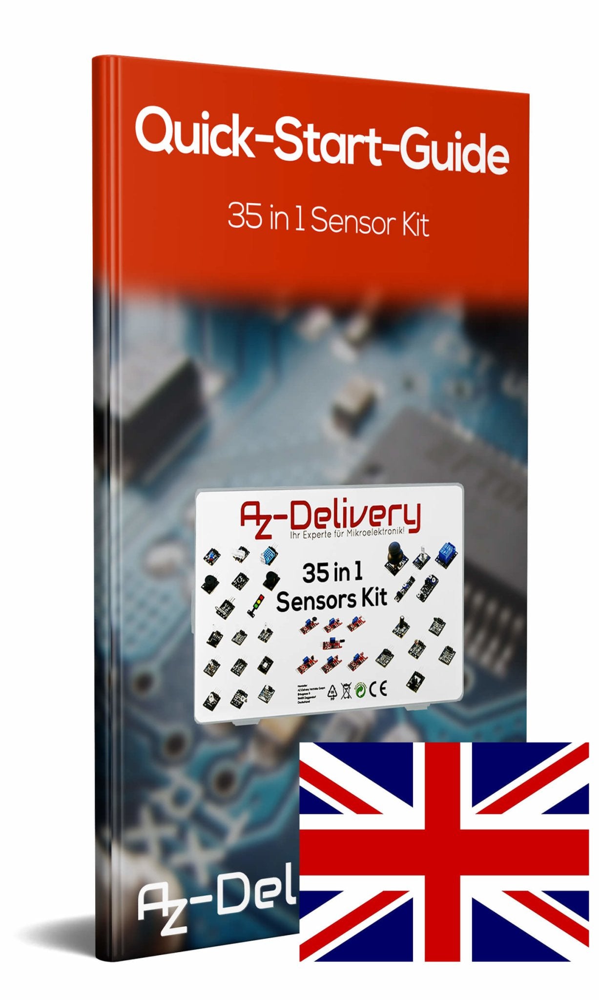 35 in 1 Sensorenkit Modulkit und Zubehörkit kompatibel mit Arduino und Raspberry Pi