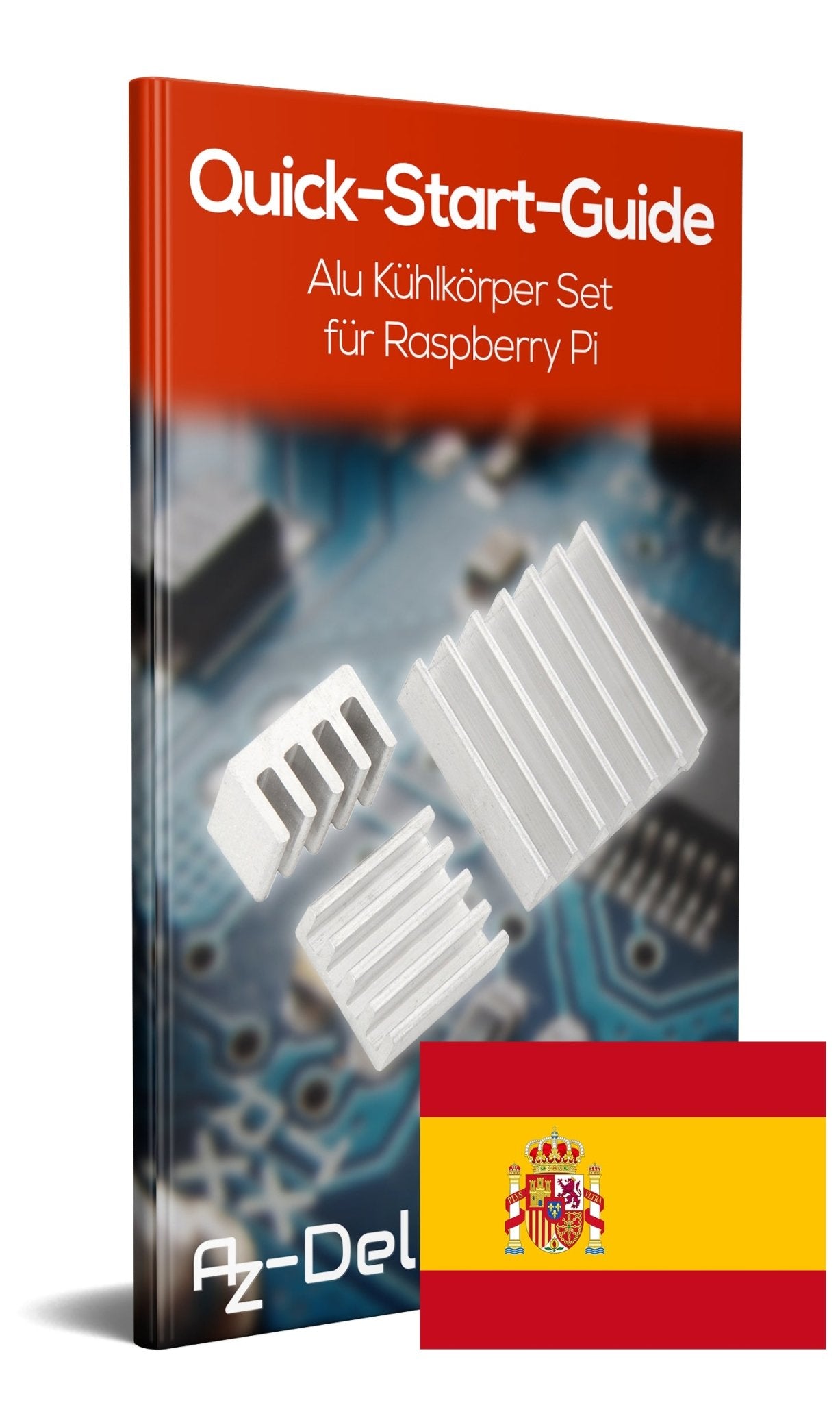Fregadero de calor de aluminio para Raspberry Pi