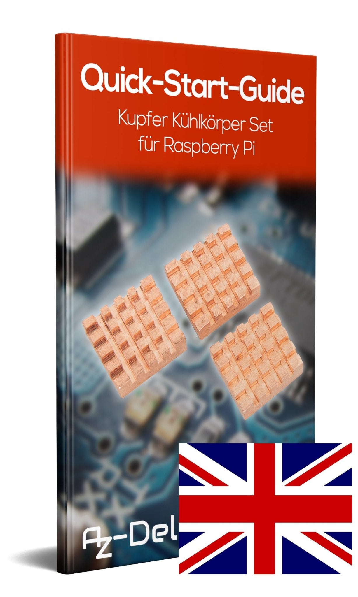 3 Set Passive copper heat sink for Raspberry Pi 3