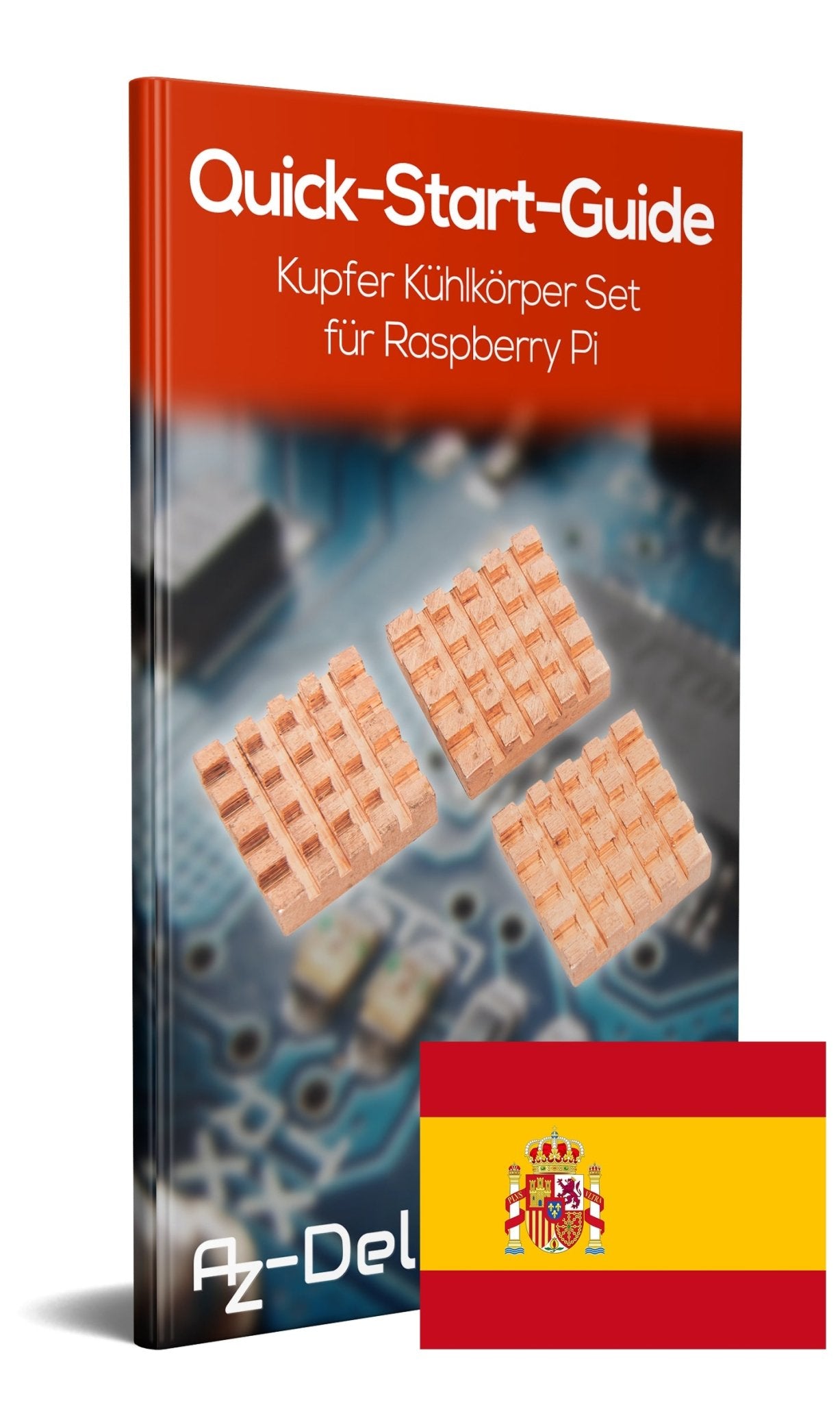 3 Set Passive copper heat sink for Raspberry Pi 3