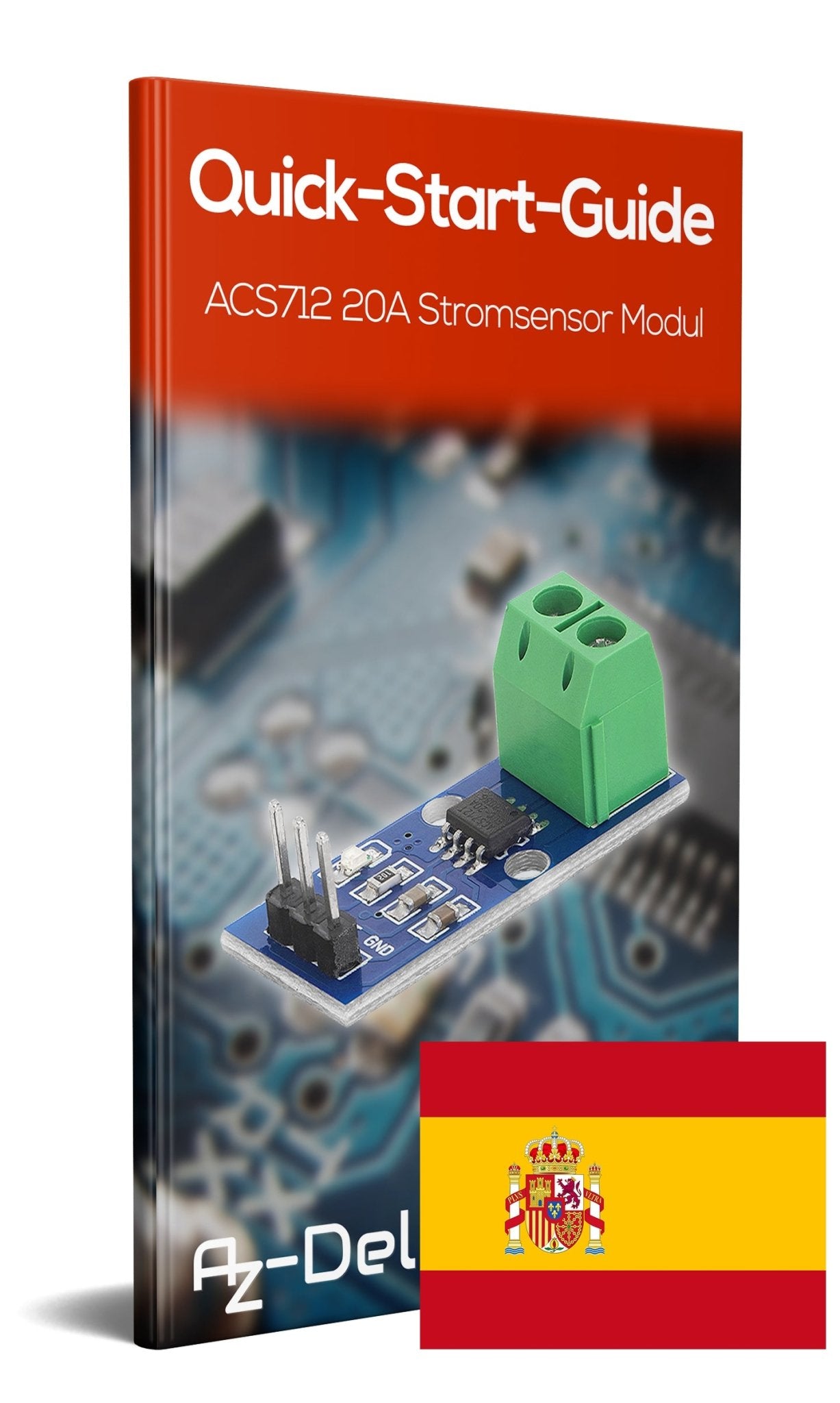 ACS712 20A Ampere Stromsensor Range Modul Current Sensor - AZ-Delivery
