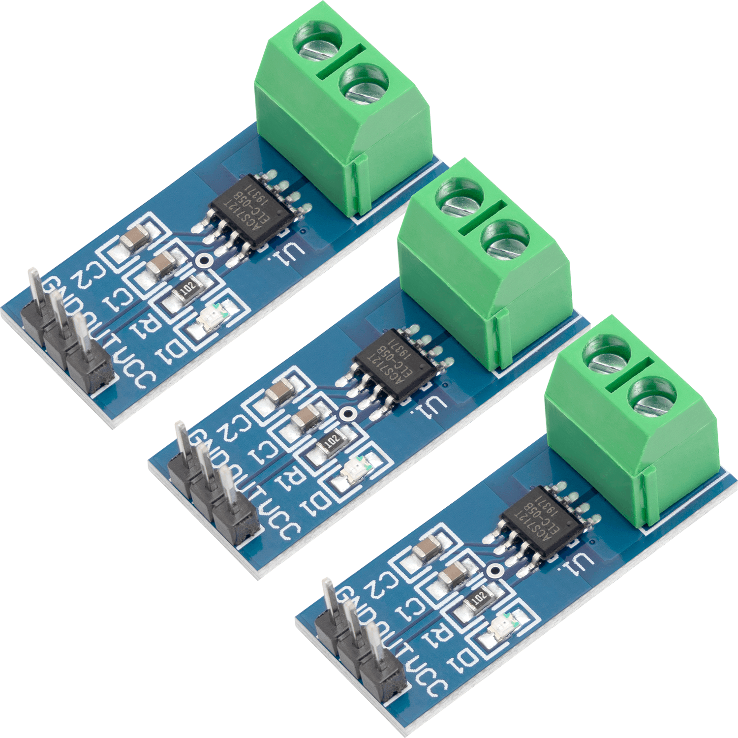 ACS712 Stromsensor 5A Messbereich Range Modul Current Sensor kompatibel mit Arduino - AZ-Delivery