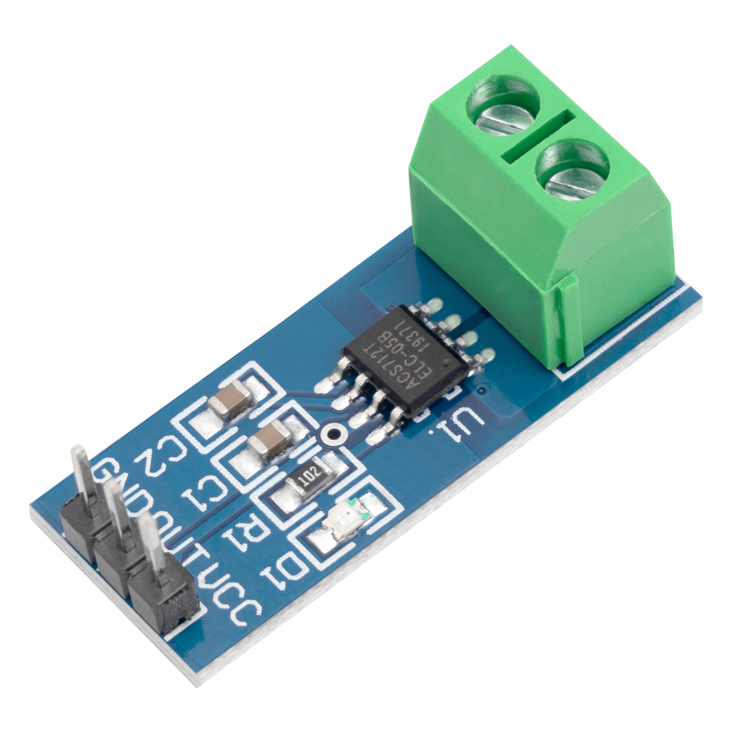 ACS712 Stromsensor 5A Messbereich Range Modul Current Sensor kompatibel mit Arduino - AZ-Delivery