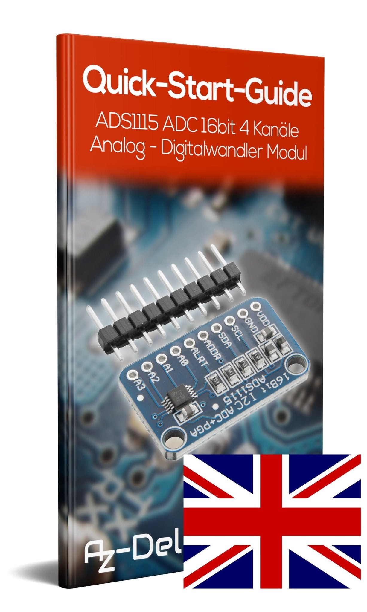 ADS1115 ADC Modul 16bit 4 Kanäle für Raspberry Pi - AZ-Delivery