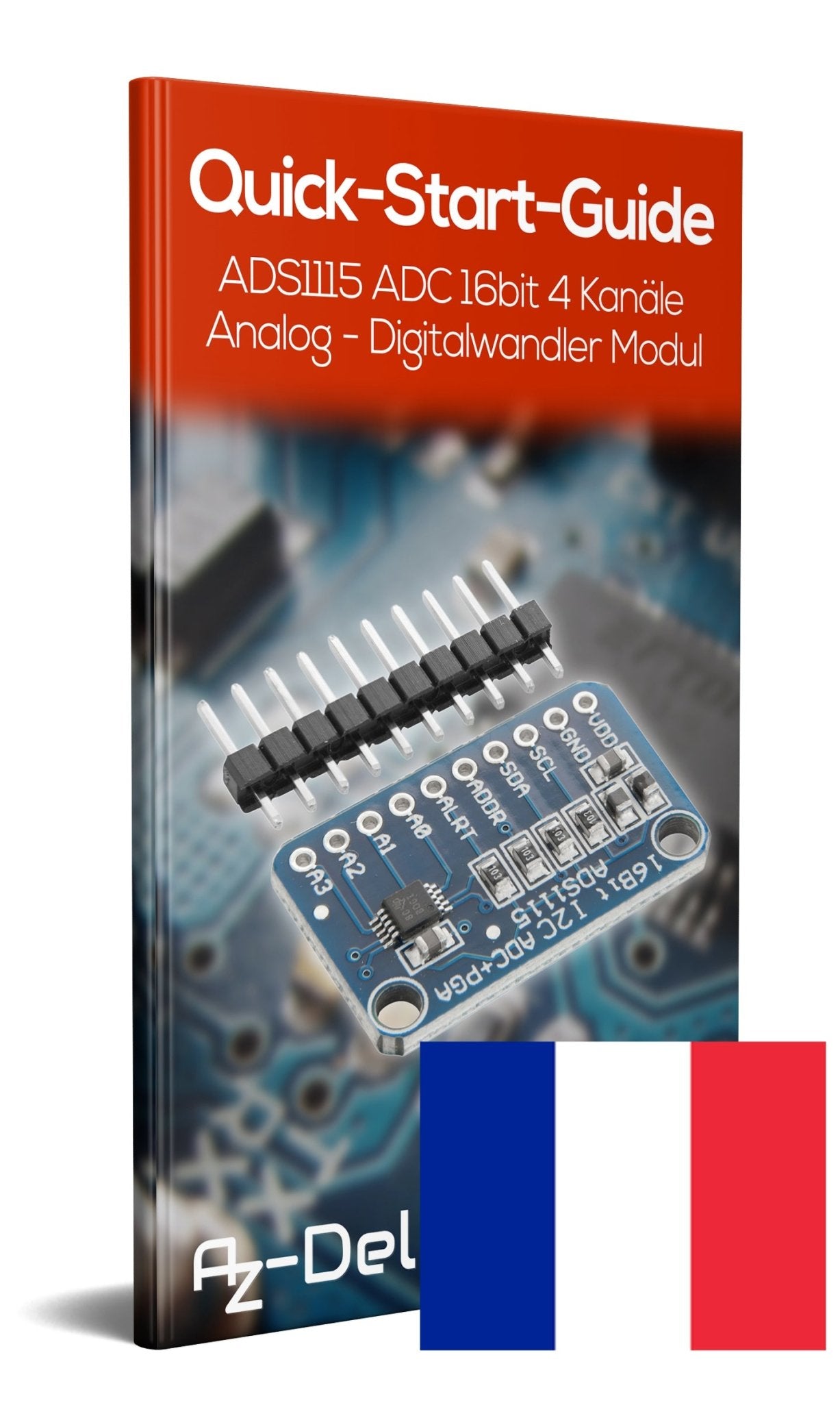 ADS1115 ADC Modul 16bit 4 Kanäle für Raspberry Pi - AZ-Delivery