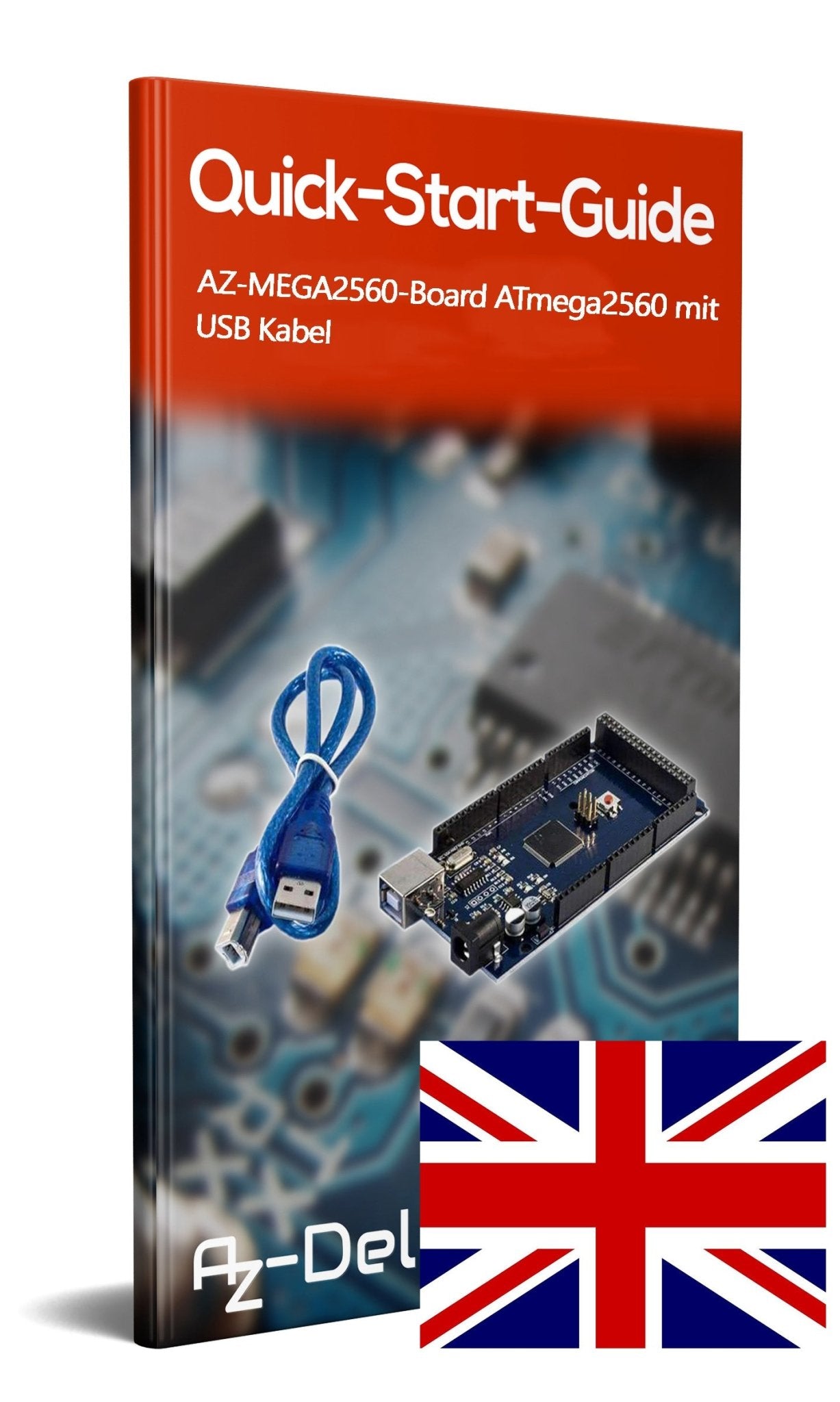 AZ-MEGA2560-Board mit ATmega2560 mit USB Kabel - AZ-Delivery