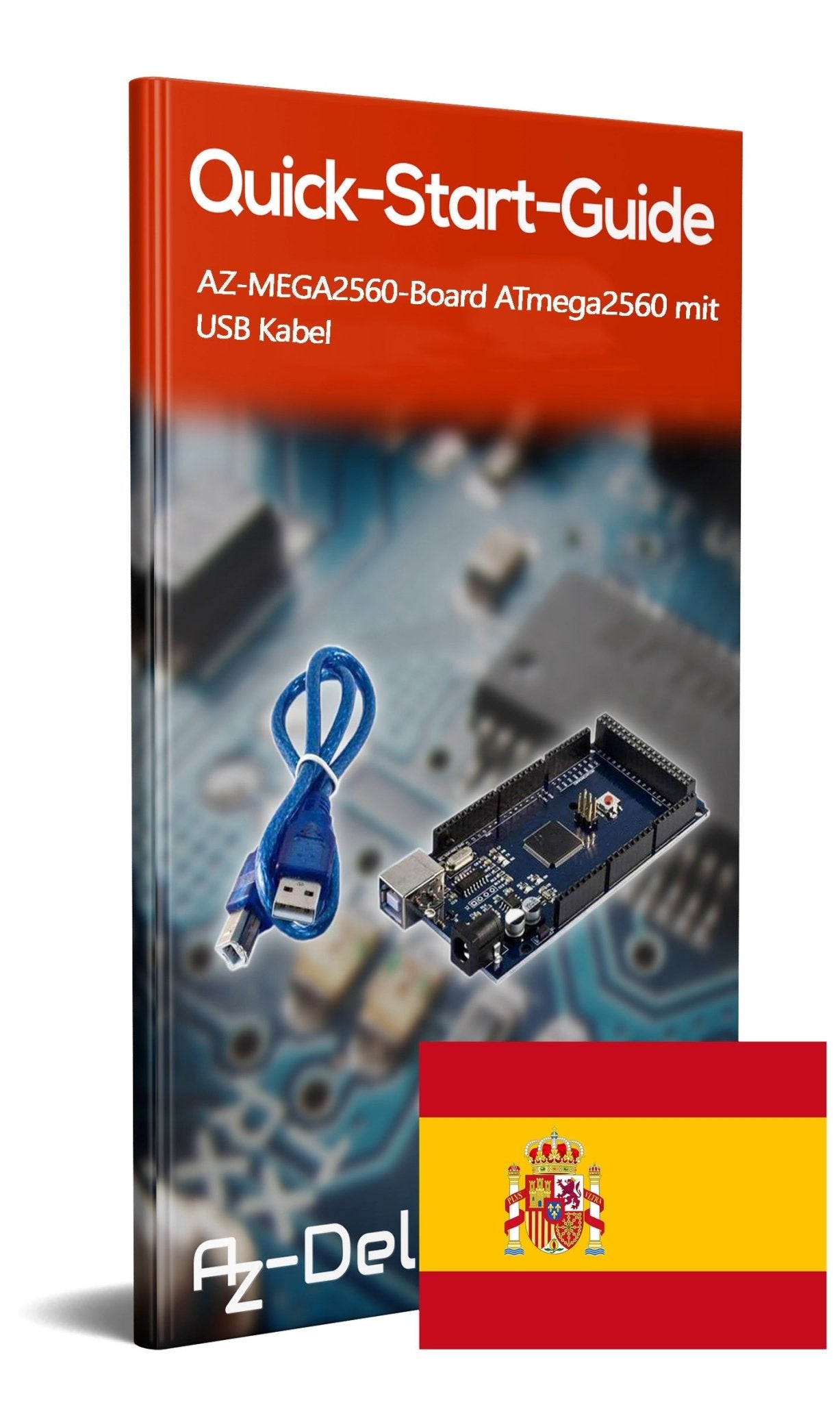 AZ-MEGA2560-Board mit ATmega2560 mit USB Kabel - AZ-Delivery