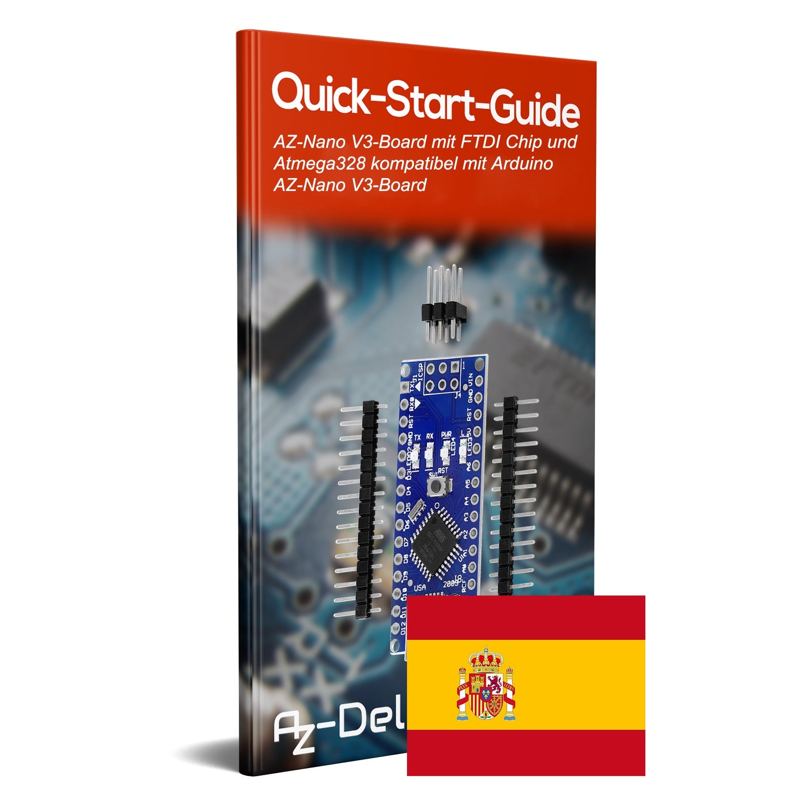 AZ-Nano V3-Board mit FT232RL Chip und ATmega328! 100% AZ-Nano V3-Board mit FT232RL Chip und ATmega328! 100% AZ-Nano V3-Board kompatibel - AZ-Delivery