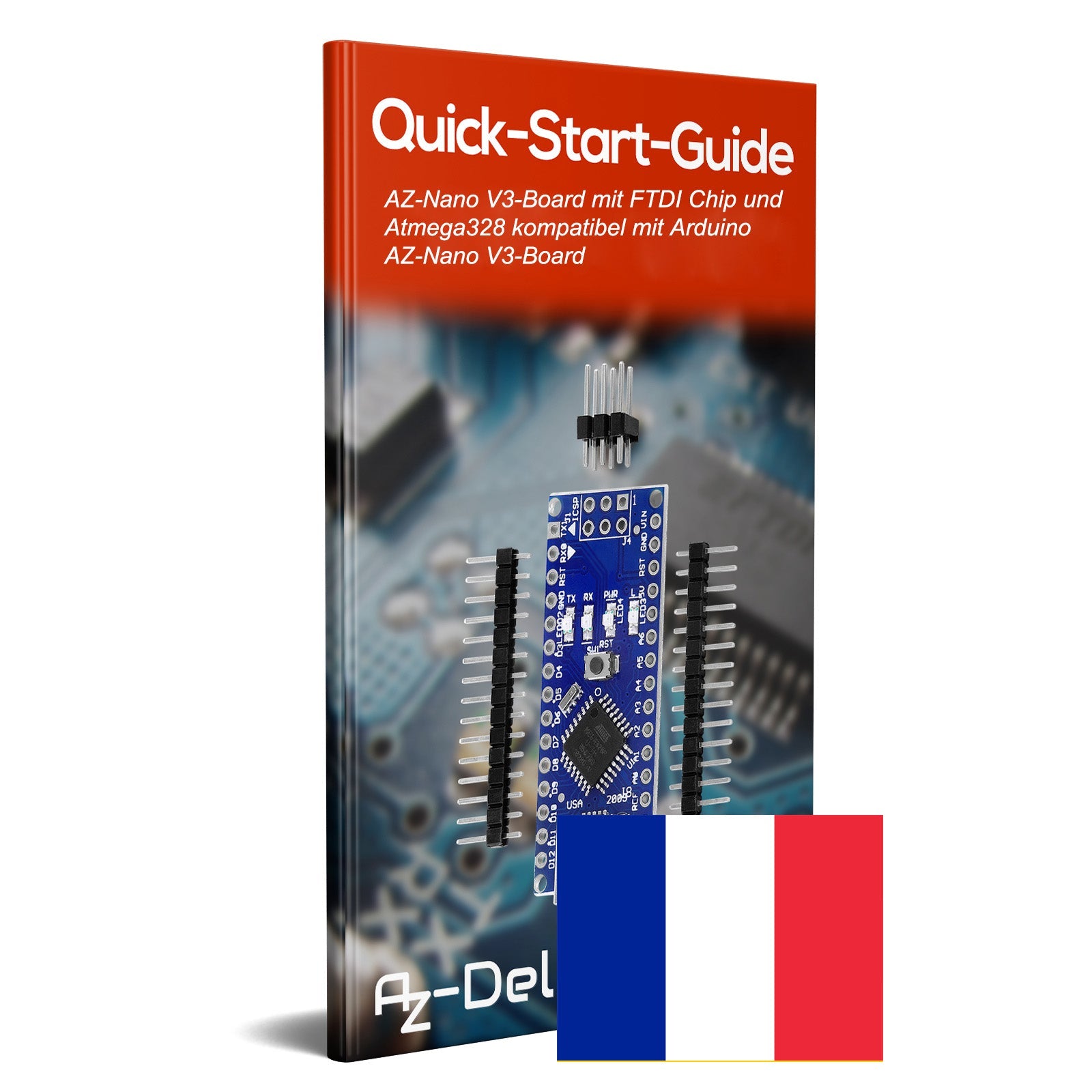 AZ-Nano V3-Board mit FT232RL Chip und ATmega328! 100% AZ-Nano V3-Board mit FT232RL Chip und ATmega328! 100% AZ-Nano V3-Board kompatibel - AZ-Delivery