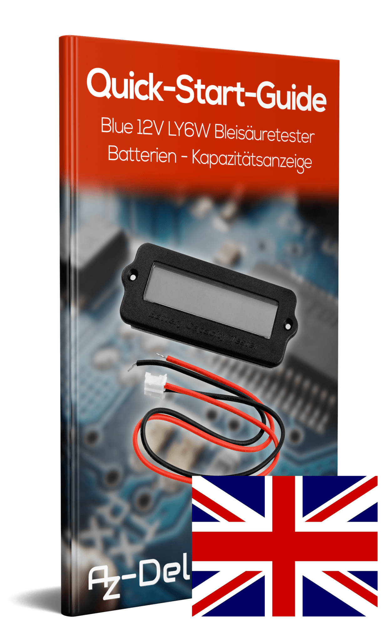 Blue 12V LY6W Bleisäuretester Batterien - Kapazitätsanzeige - AZ-Delivery