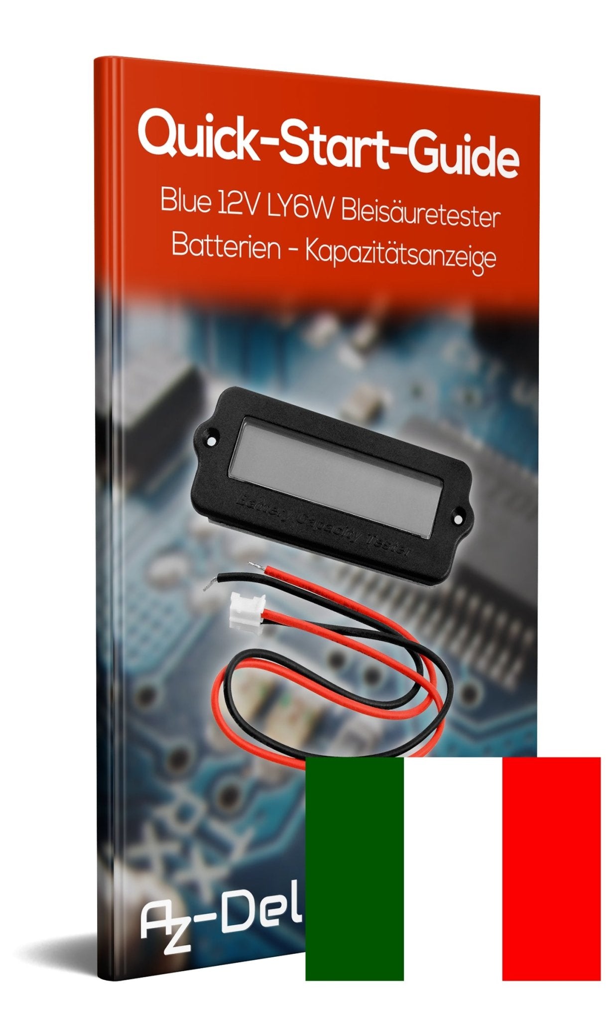 Blue 12V LY6W Bleisäuretester Batterien - Kapazitätsanzeige - AZ-Delivery