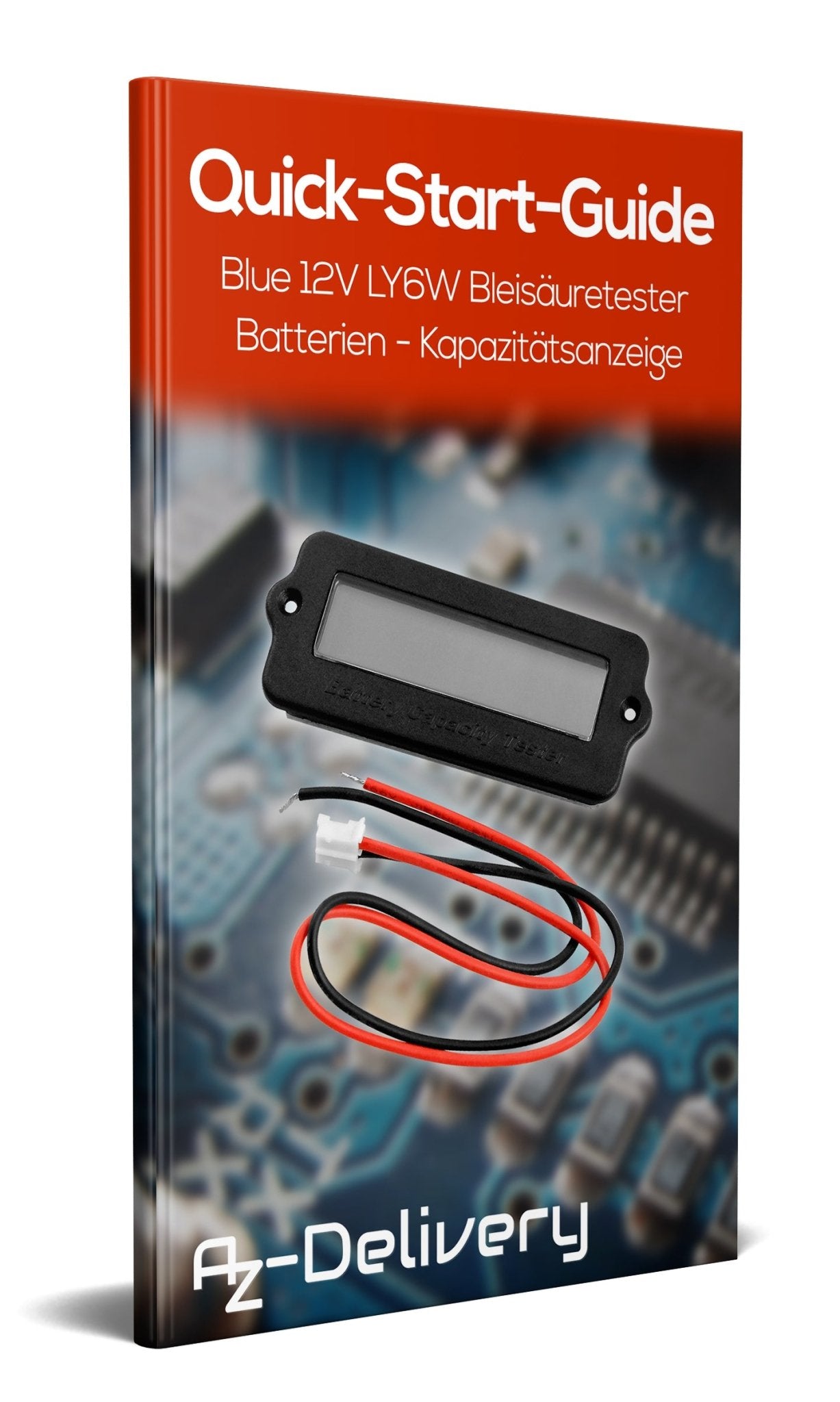 Blue 12V LY6W Bleisäuretester Batterien - Kapazitätsanzeige - AZ-Delivery