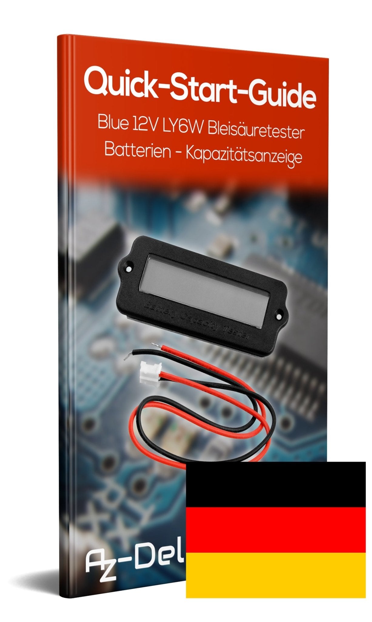 Blue 12V LY6W Bleisäuretester Batterien - Kapazitätsanzeige - AZ-Delivery