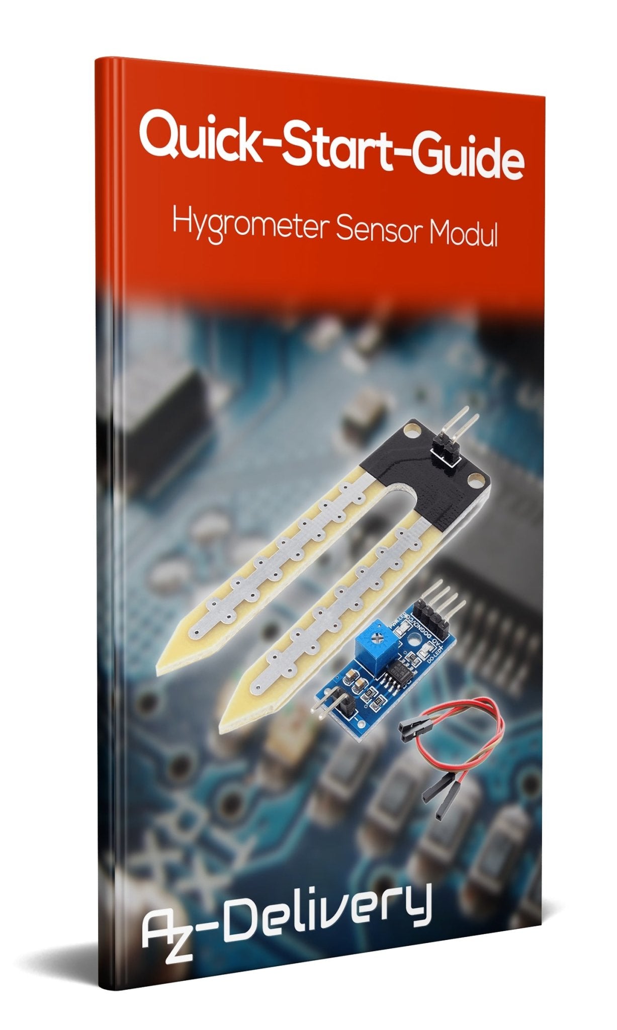 Bodenfeuchtesensor Hygrometer Boden Feuchtigkeit Module kompatibel mit Arduino und Raspberry Pi - AZ-Delivery