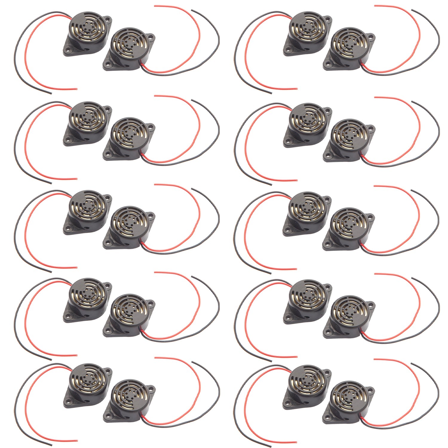 Buzzer elektronischer Signalton Alarm DC3-24V 95dB mit kontinuierlichem Signalton - AZ-Delivery