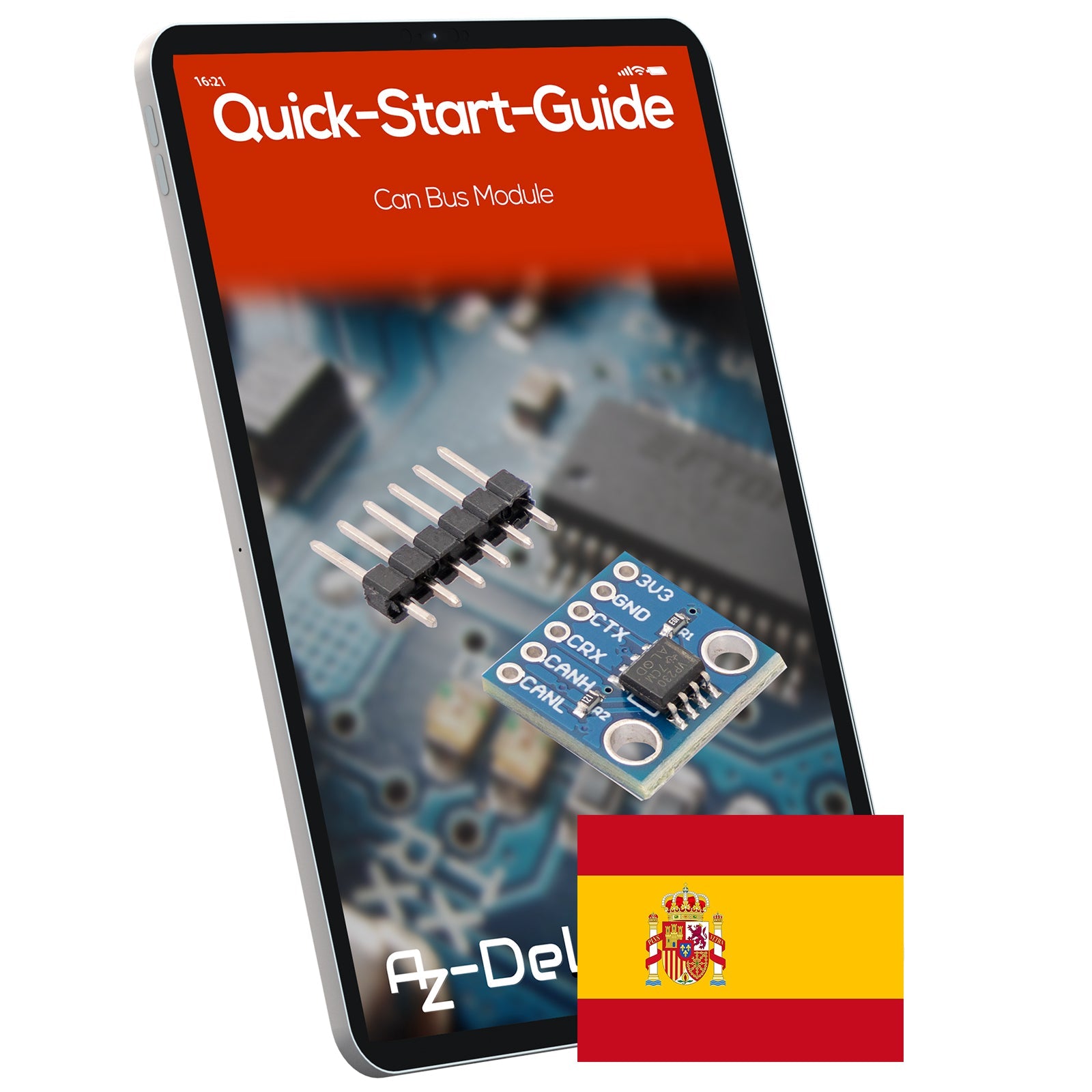 CAN-Bus-Transceiver-Breakout-Board | kompatibel mit ISO 11898-2 Physical Layer Standard - AZ-Delivery