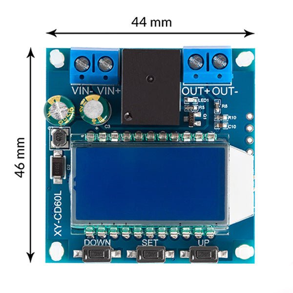 CD60L Batterieladegerät Controller Modul für fast alle Akkus, Modul mit Switch Panel Kontrolle - AZ-Delivery
