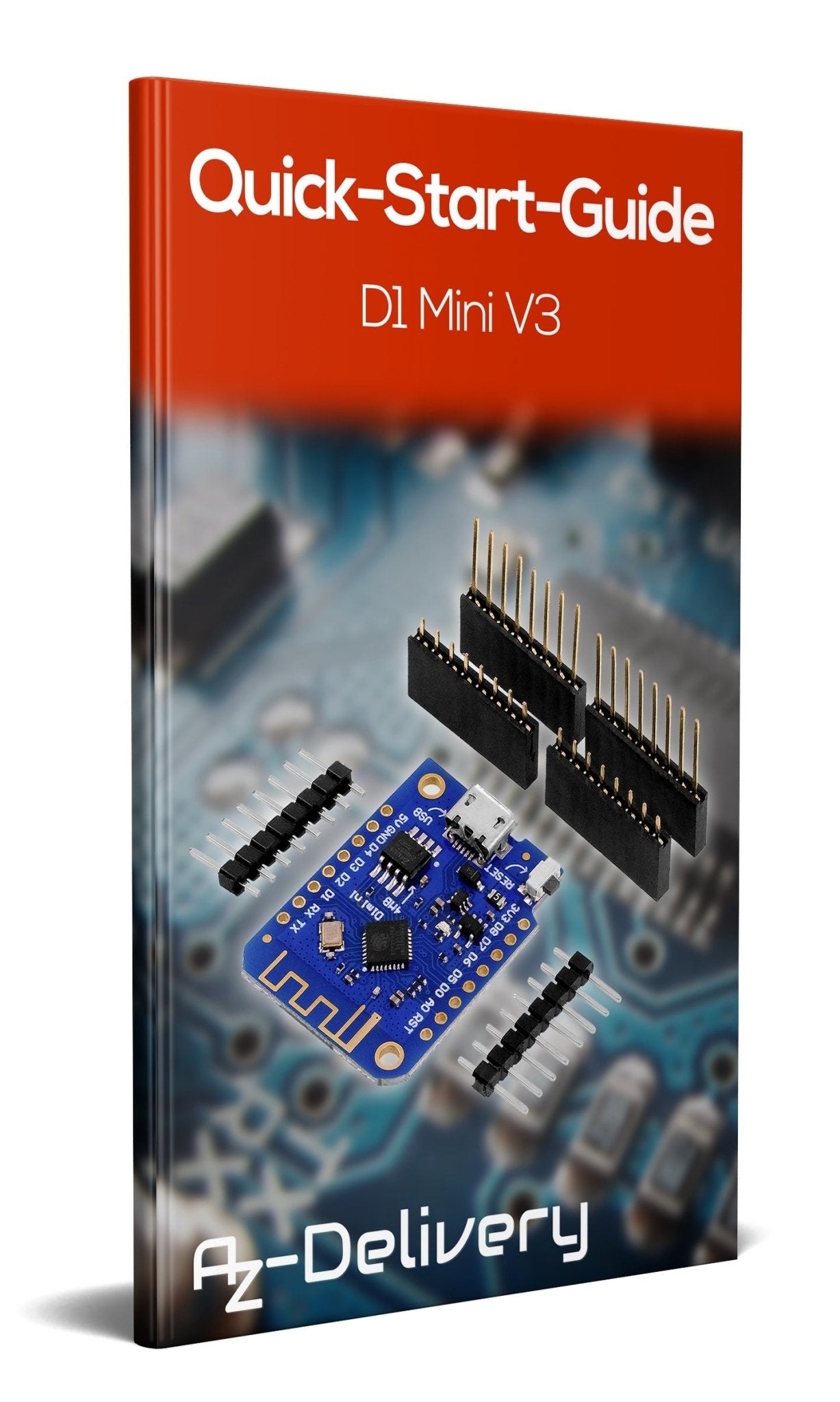 D1 Mini V3 NodeMCU mit ESP8266-12F WLAN Modul - AZ-Delivery