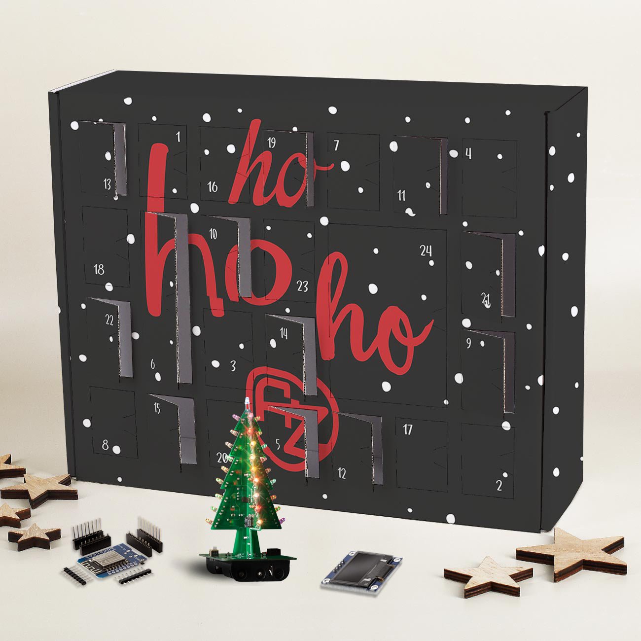 Der Ultimative Mikroelektronik-Adventskalender mit 24 hochwertigen Modulen - AZ-Delivery
