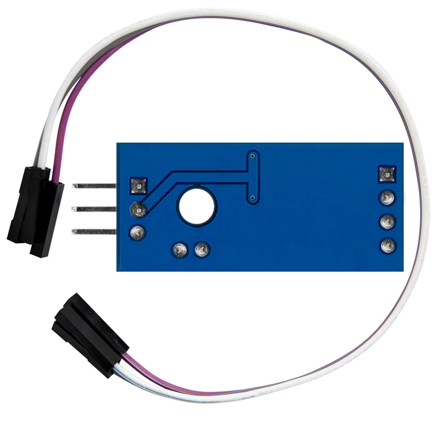 DHT11 Breakout Modul mit Platine und Kabel Temperatursensor und Luftfeuchtigkeitssensor kompatibel mit Arduino und Raspberry Pi - AZ-Delivery