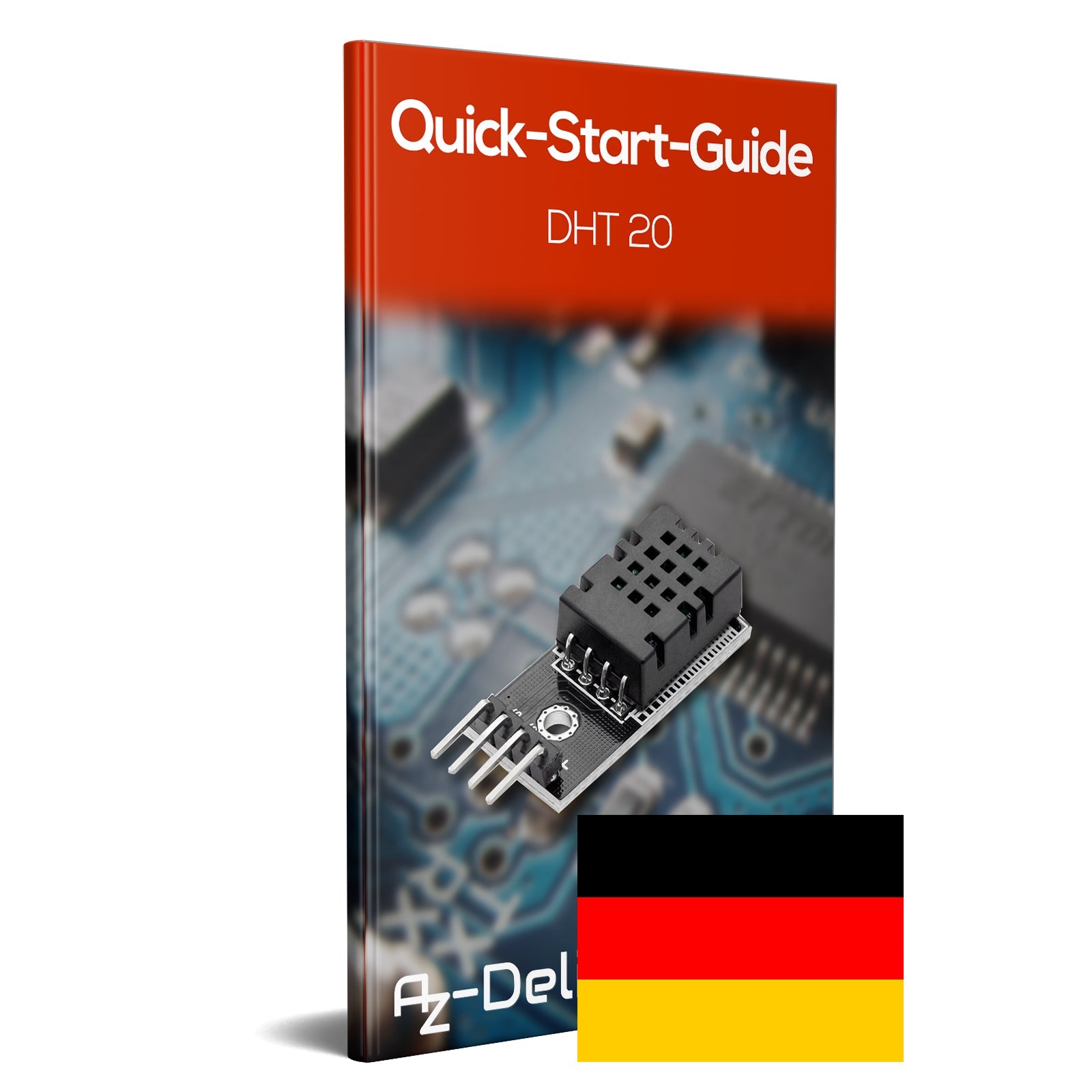DHT20 Digitaler Temperatursensor und Luftfeuchtigkeitssensor mit I2C Schnittstelle 2.5V bis 5.5V kompatibel mit Raspberry Pi Board für DIY Mikroelektronik-Projekte - AZ-Delivery