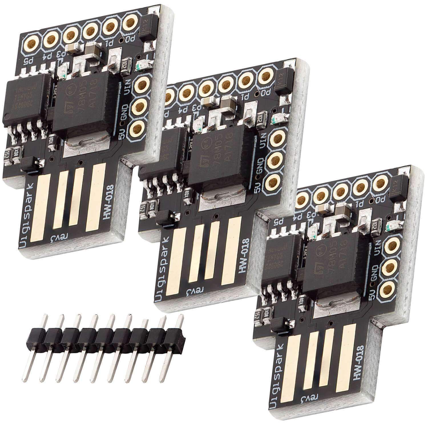 Digispark Rev.3 Kickstarter mit ATTiny85 und USB kompatibel mit Arduino - AZ-Delivery