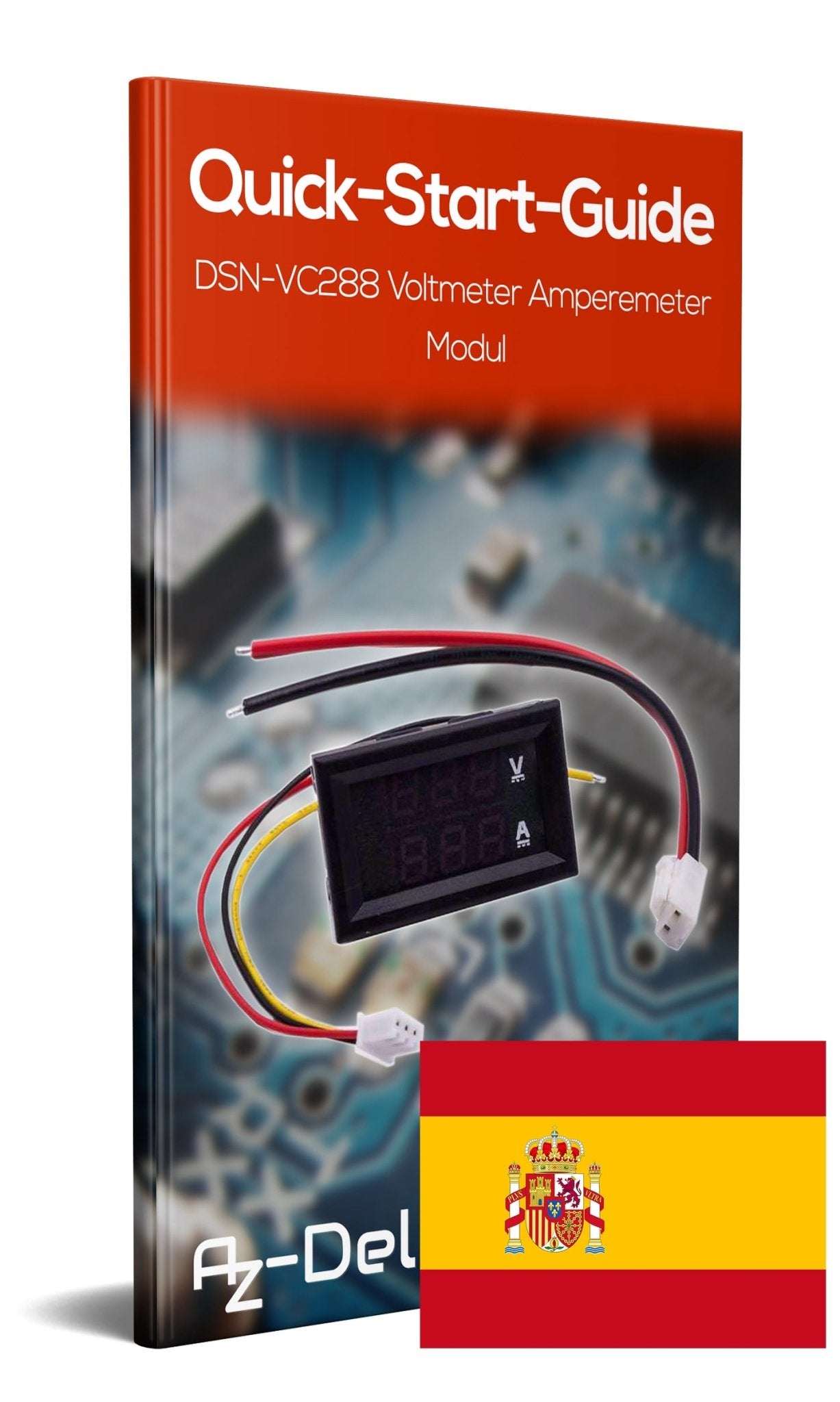 DSN-VC288 Voltmeter Amperemeter Modul mit LED Display für Raspberry Pi - AZ-Delivery