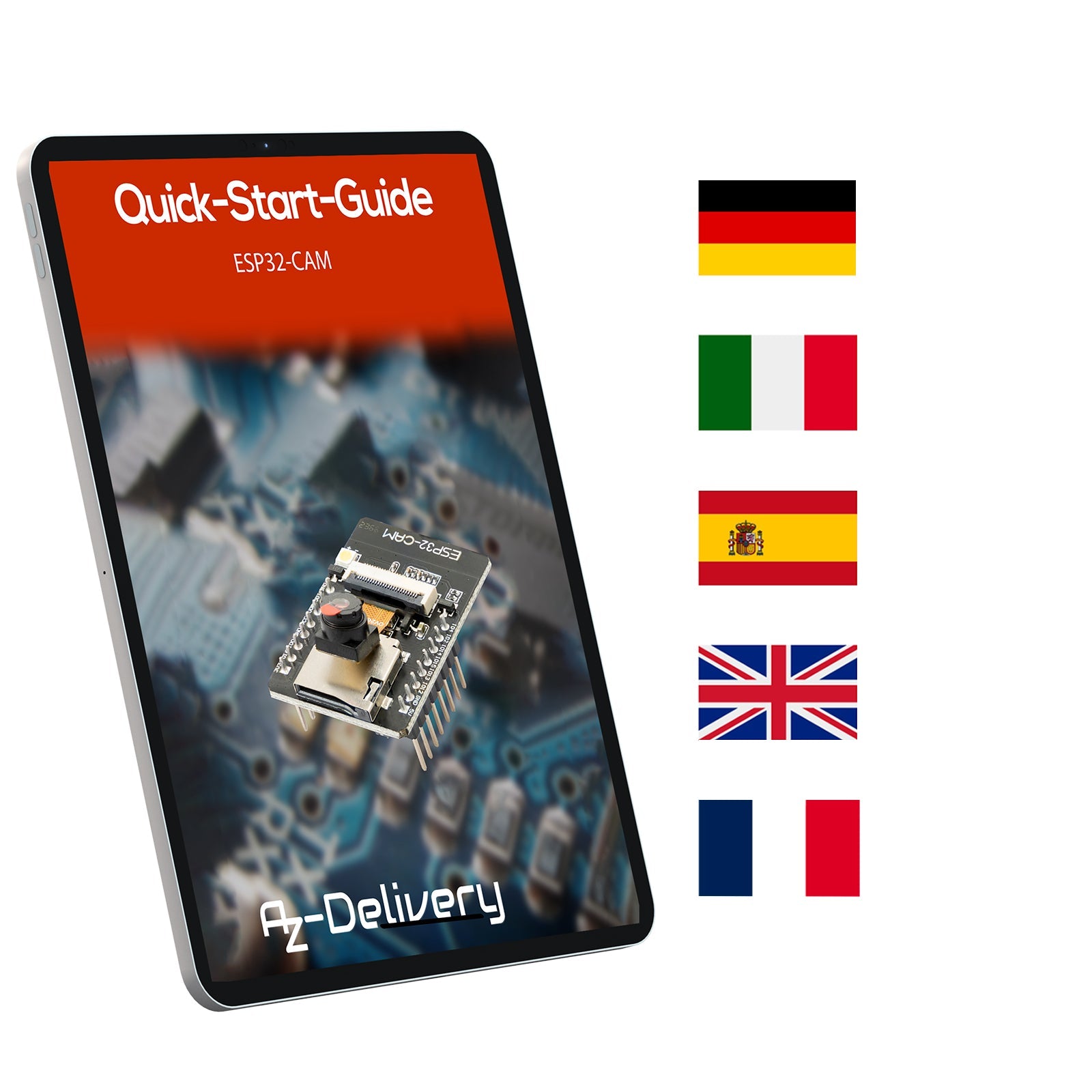 ESP32-Cam Modul (ESP32 Wifi/Bluetooth Modul inklusive Kamera) - AZ-Delivery